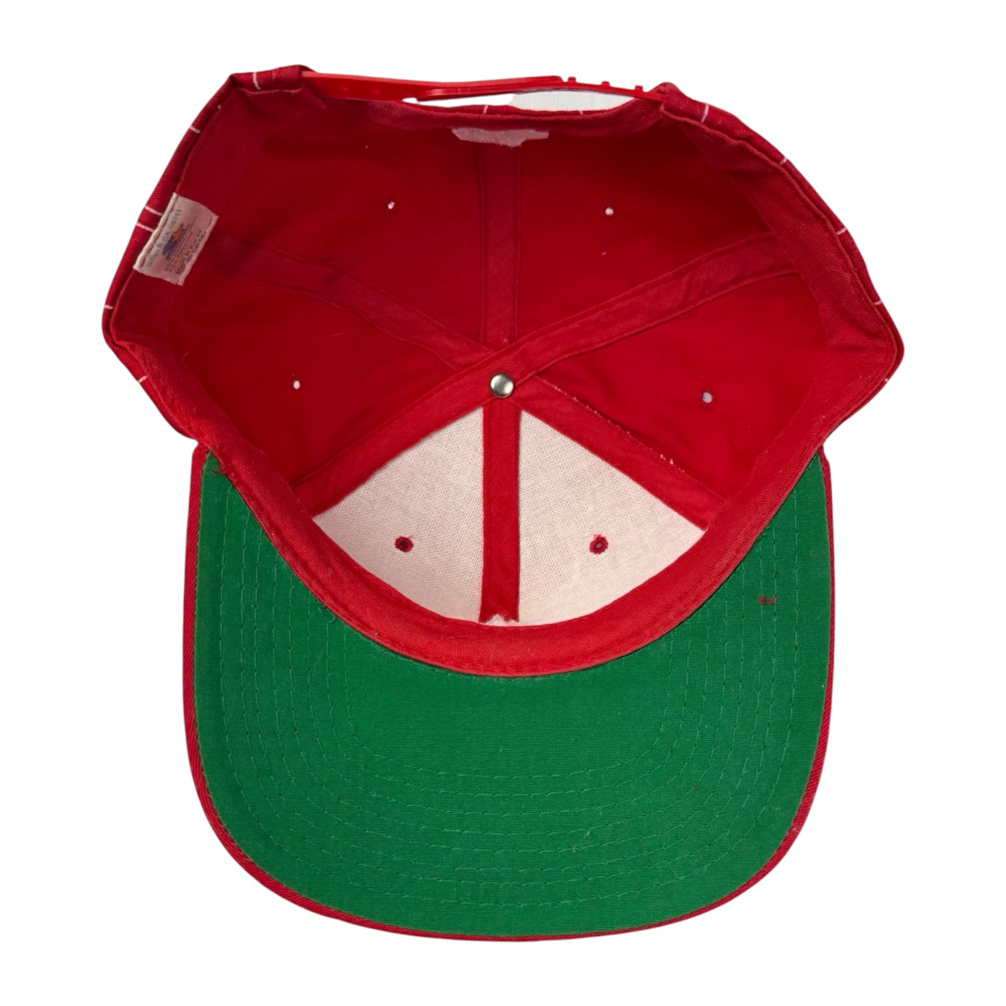 Vintage Starter Canada Pinstripe Hat Red