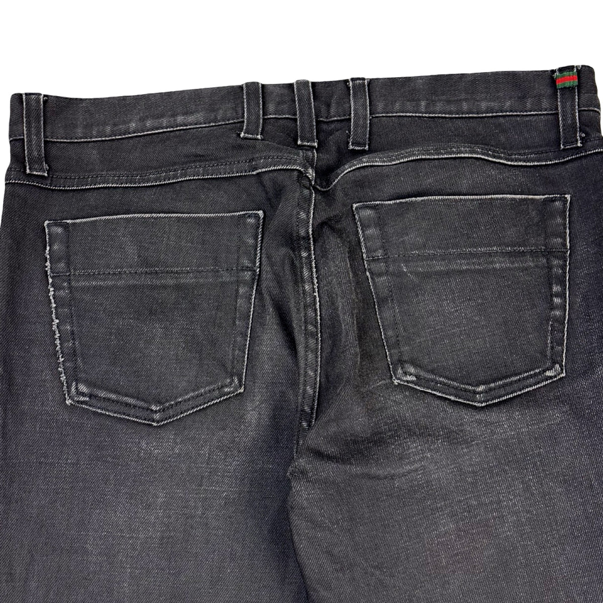 Gucci Skinny Fit Denim Pants Washed Black