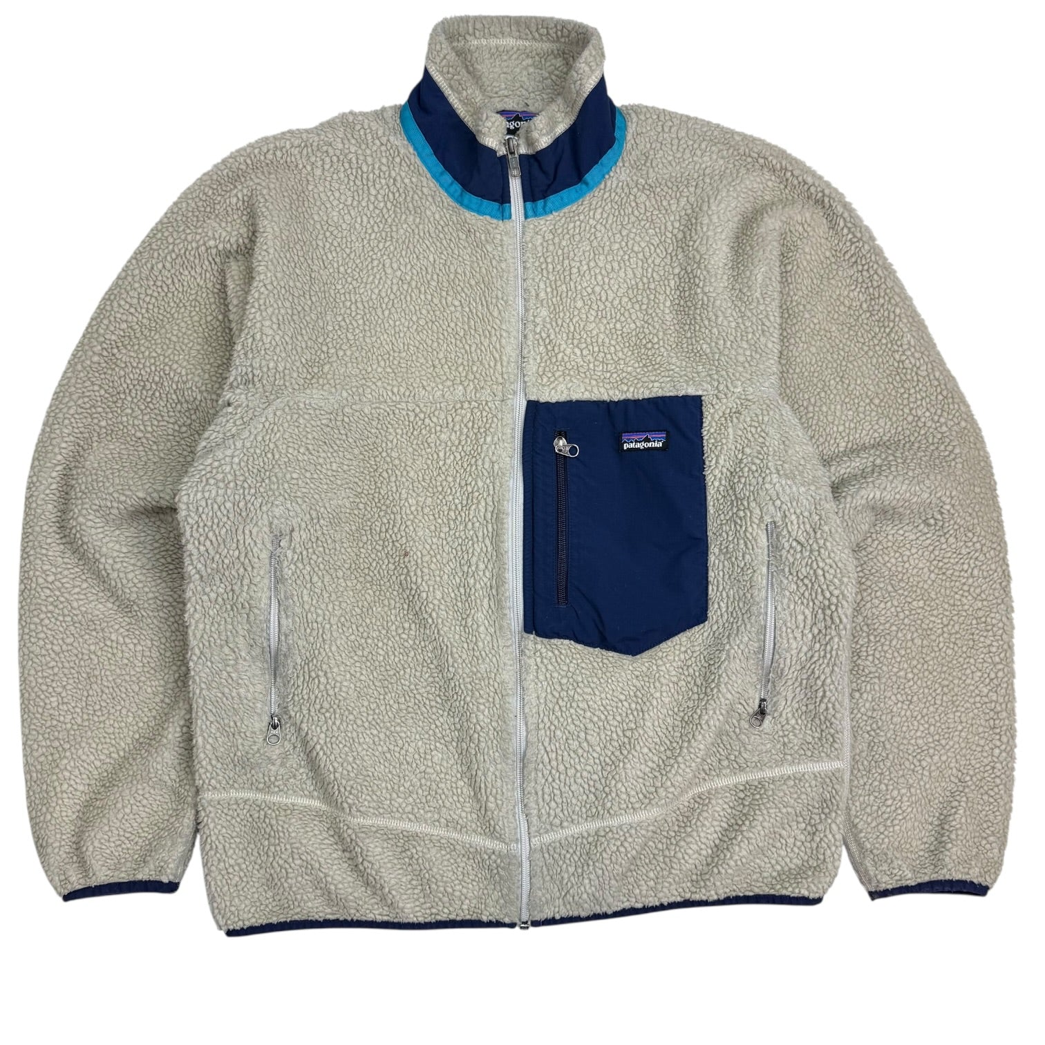 Vintage Patagonia Classic Retro X -Fleece Jacket Natural White