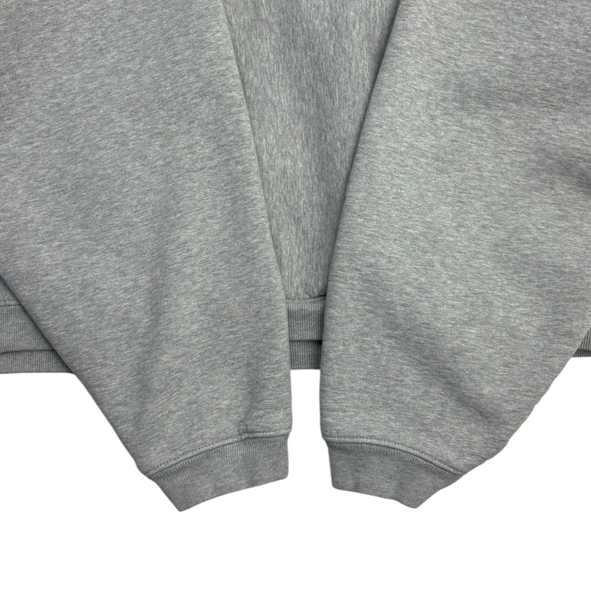 Stussy Relaxed Oversized Hoodie Grey Heather