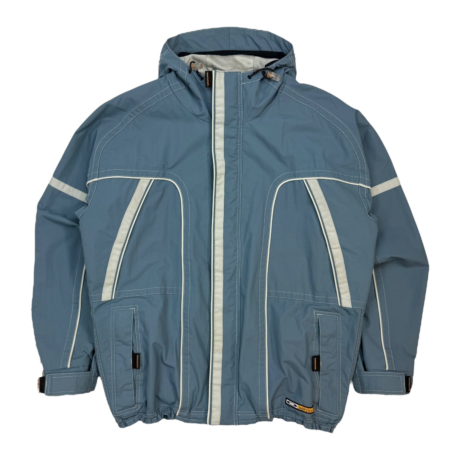 Vintage Oakley Software Windbreaker Jacket Light Blue
