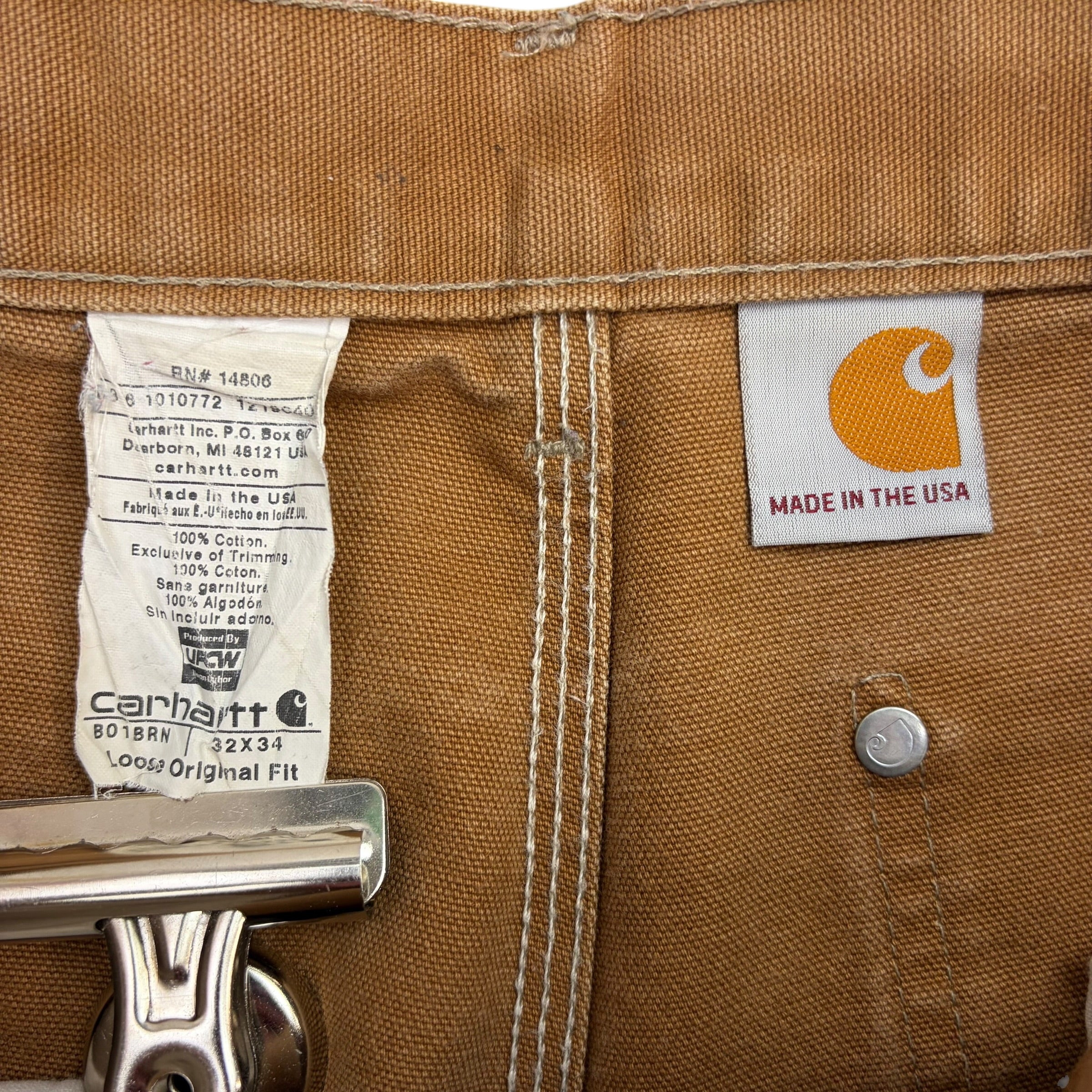 Vintage Carhartt Double Knee Pants Brown