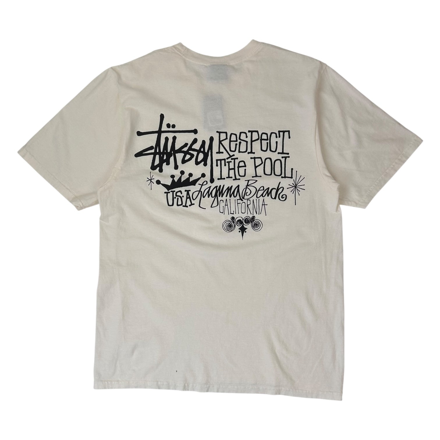 Stussy Respect The Pool T-Shirt White