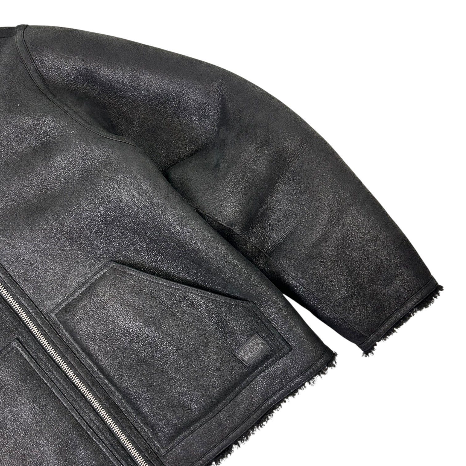 Stussy Shearling Reversible Bomber Jacket Black