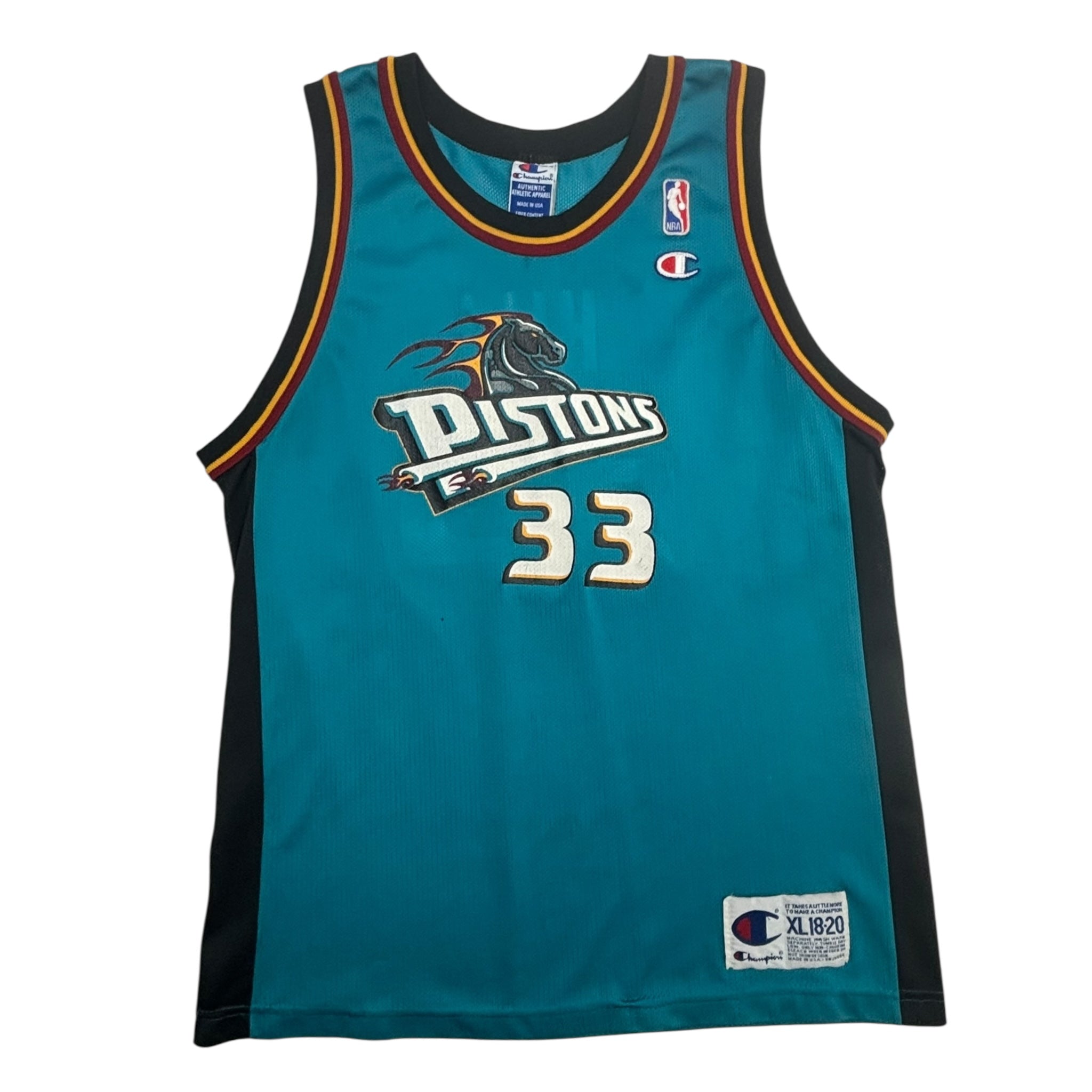 Vintage Champion Detroit Pistons Grant Hill NBA Jersey