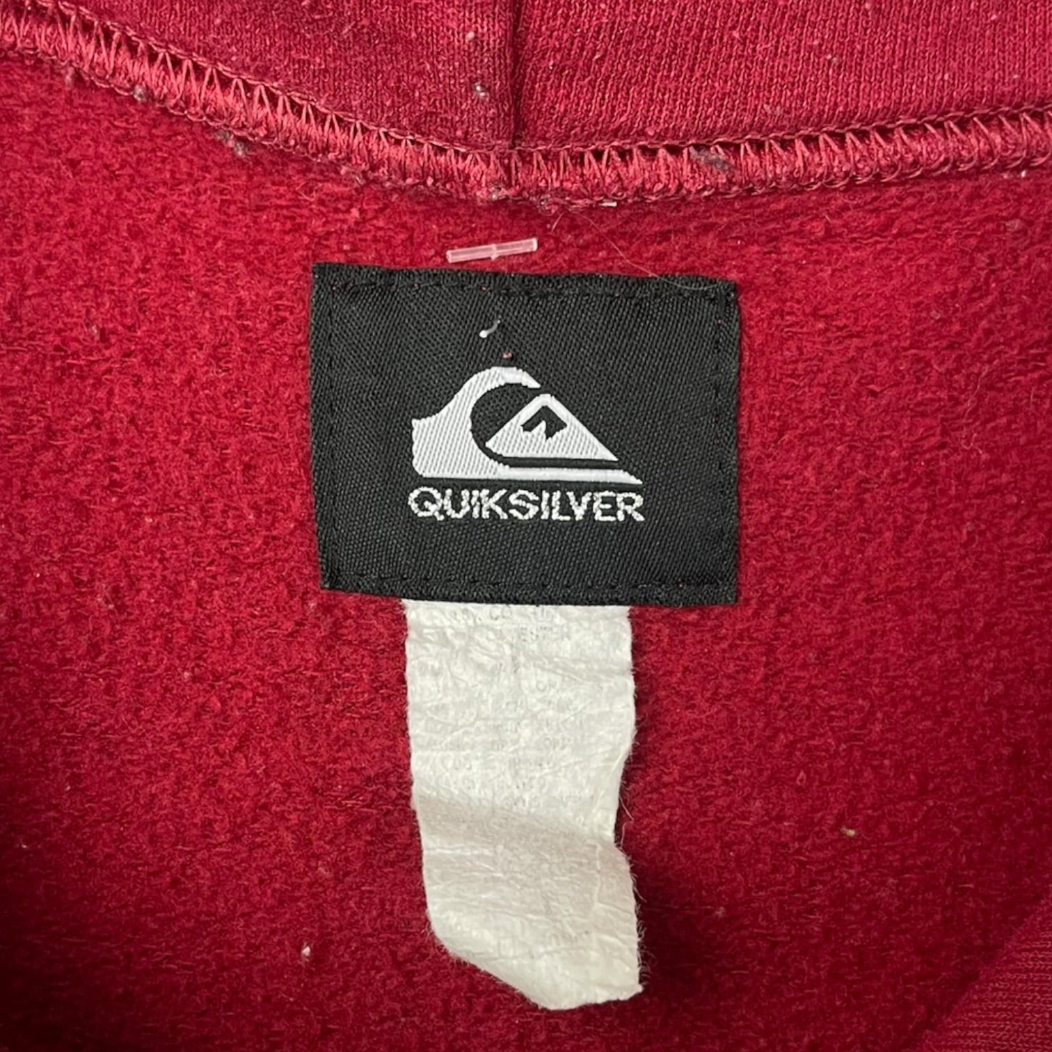 Vintage Y2K Quiksilver Hoodie Red