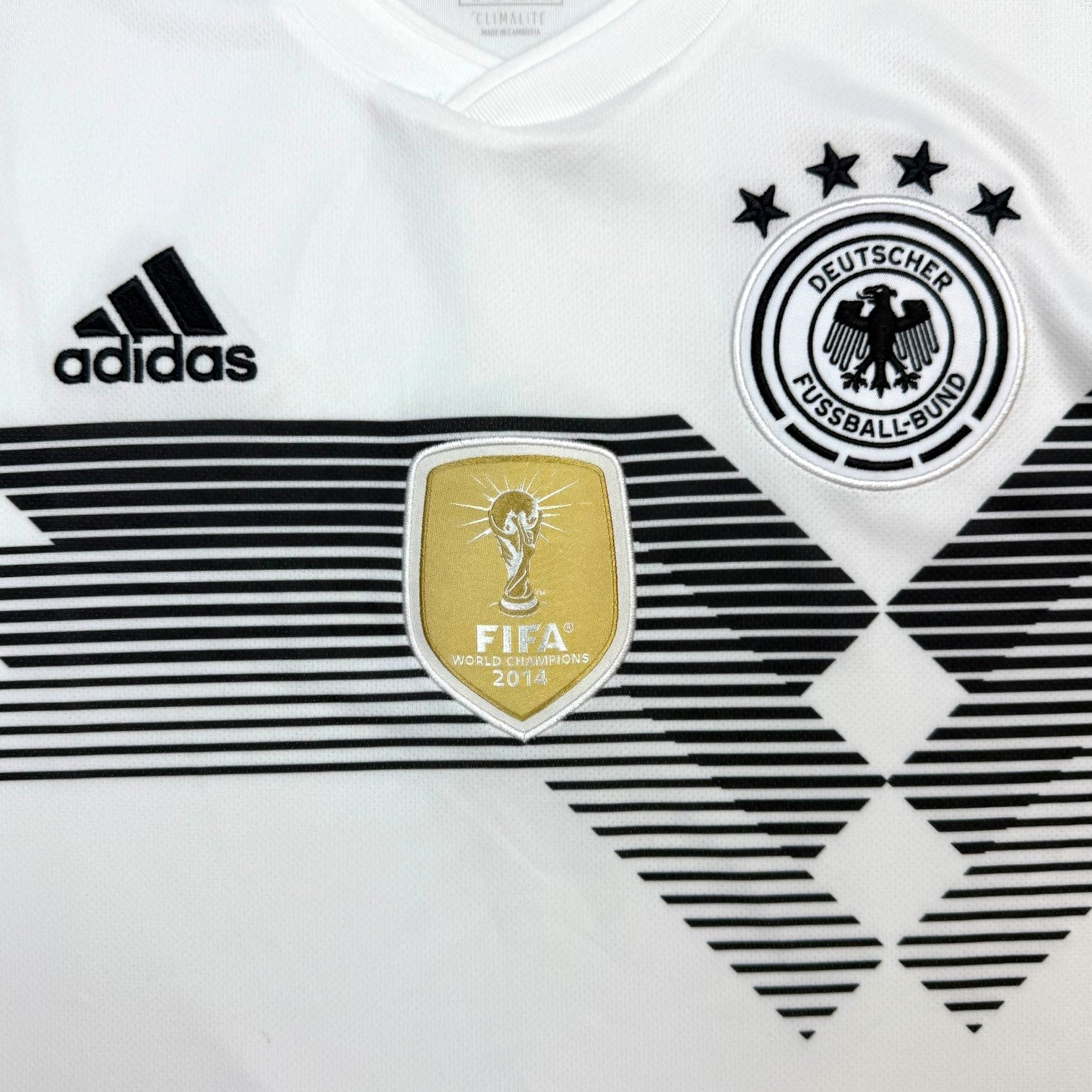 Vintage Adidas German National Team Jersey White