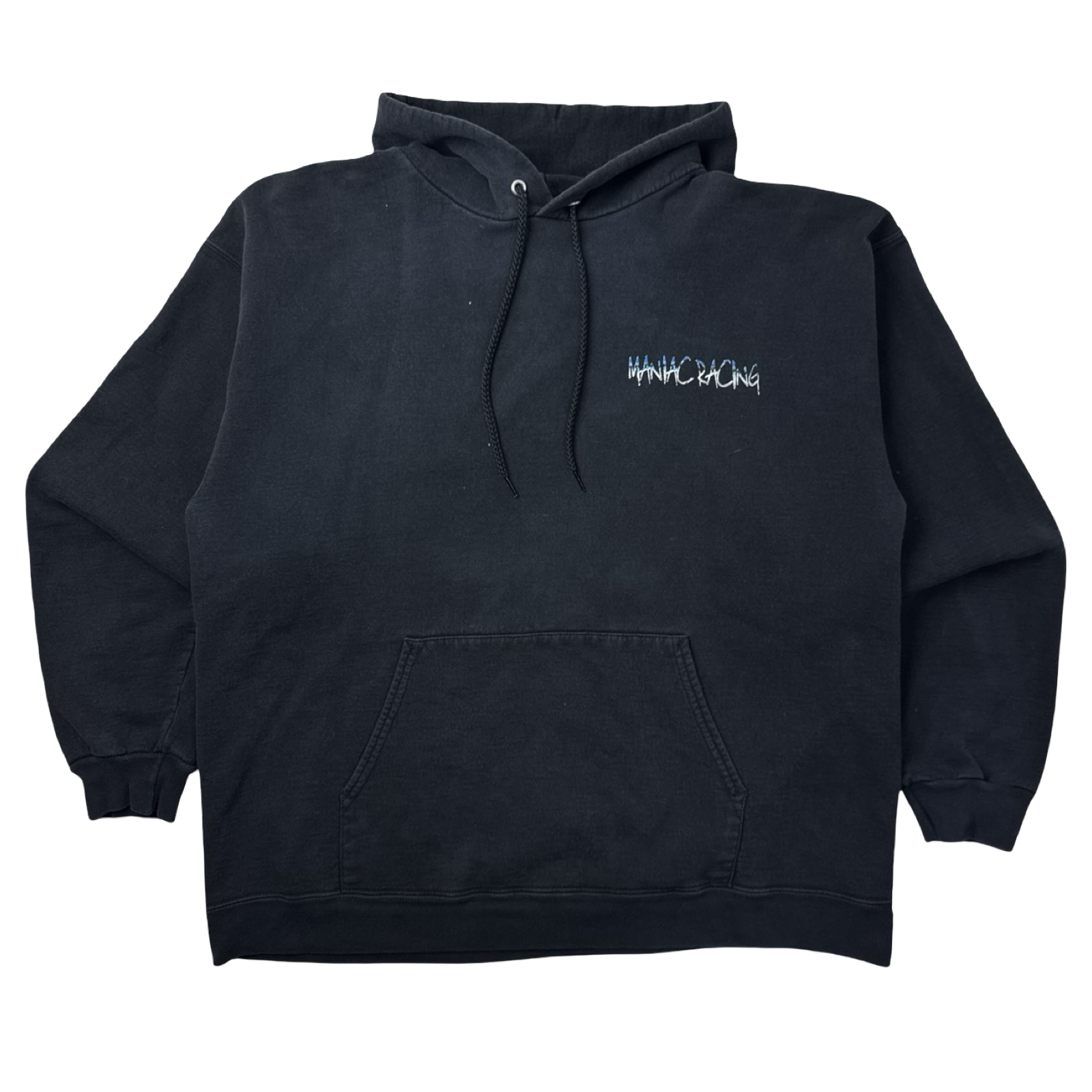 Vintage Maniac Racing 'Bad Attitude" Hoodie Dark Navy