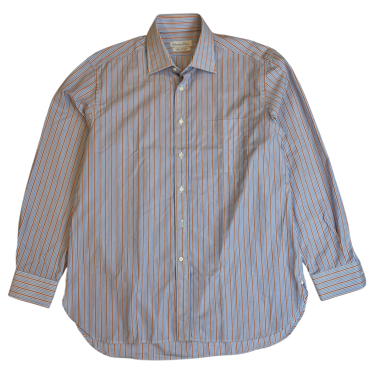 Christian Dior Mens Striped Dress Shirt