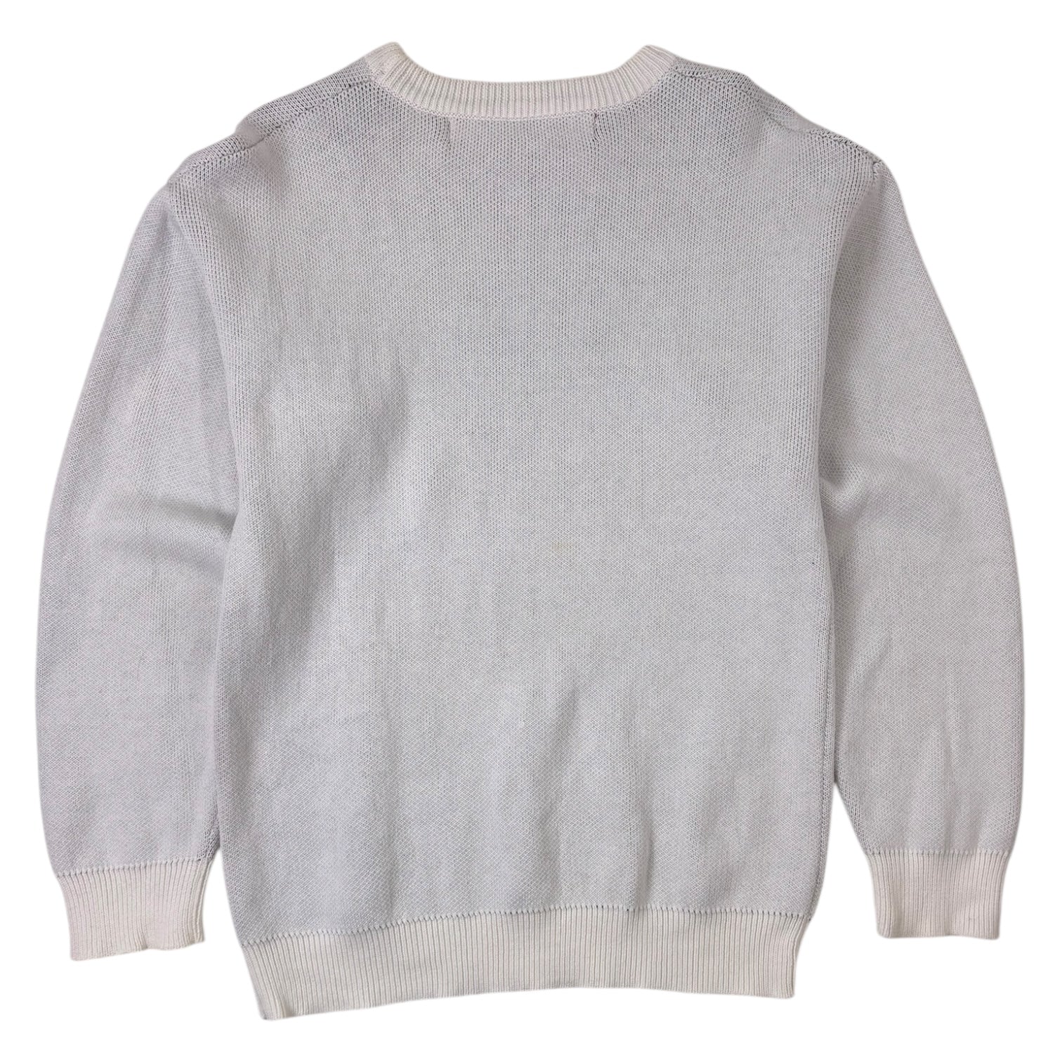 Joy Divizn Fight Club Tyler Durden Knit Sweater White
