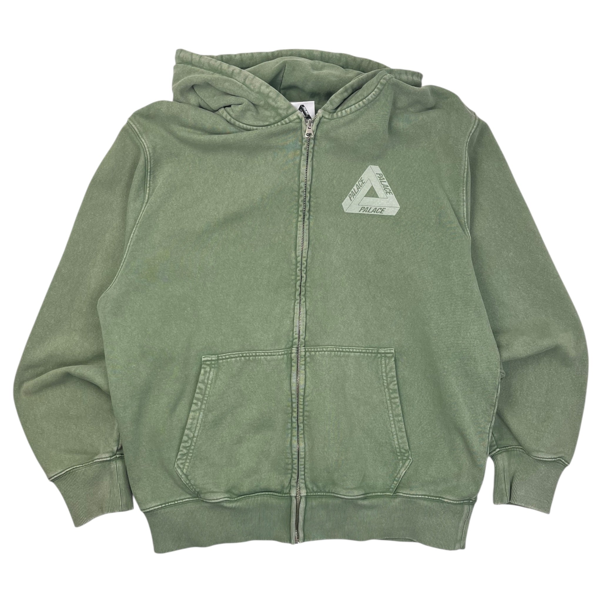Palace Pigment Wash Tri-Ferg Hoodie Green