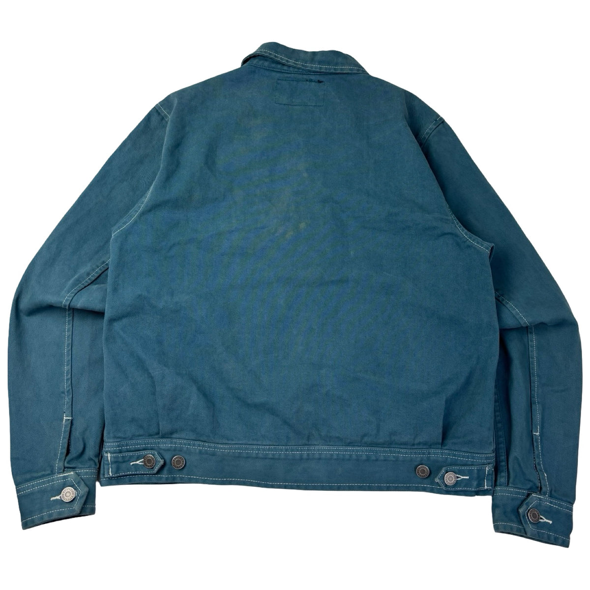 Stussy Overdyed Garage Contrast Stitch Jacket Teal