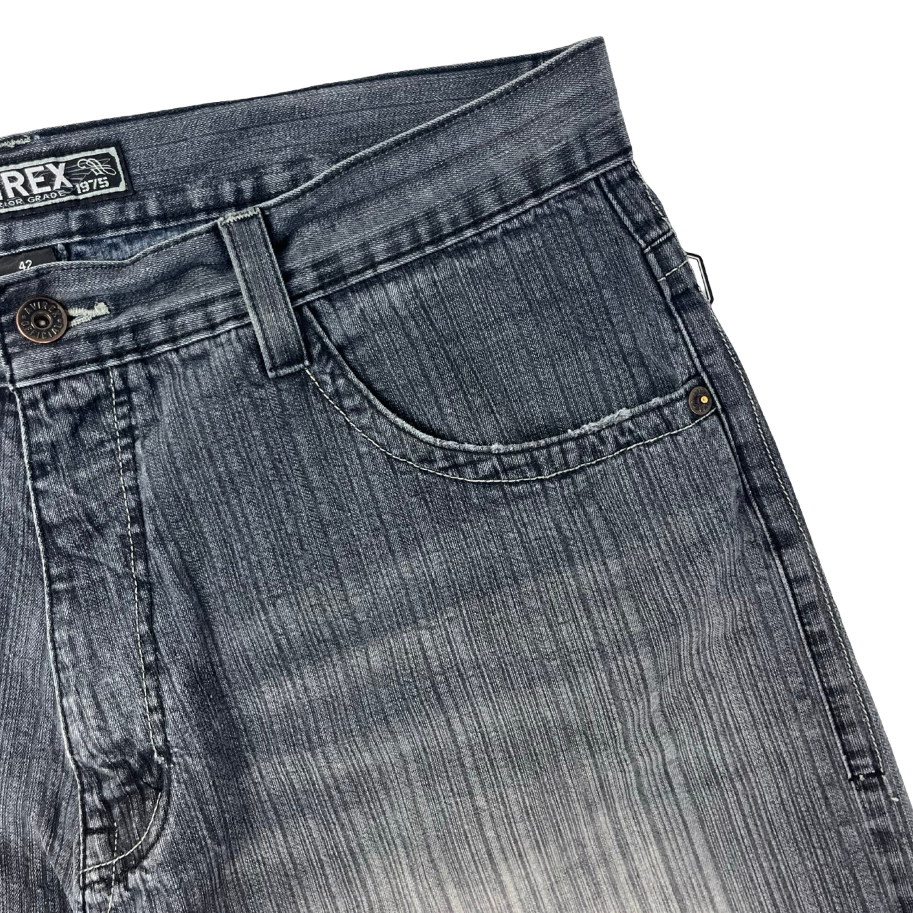 Vintage Y2K Avirex Washed Black Denim