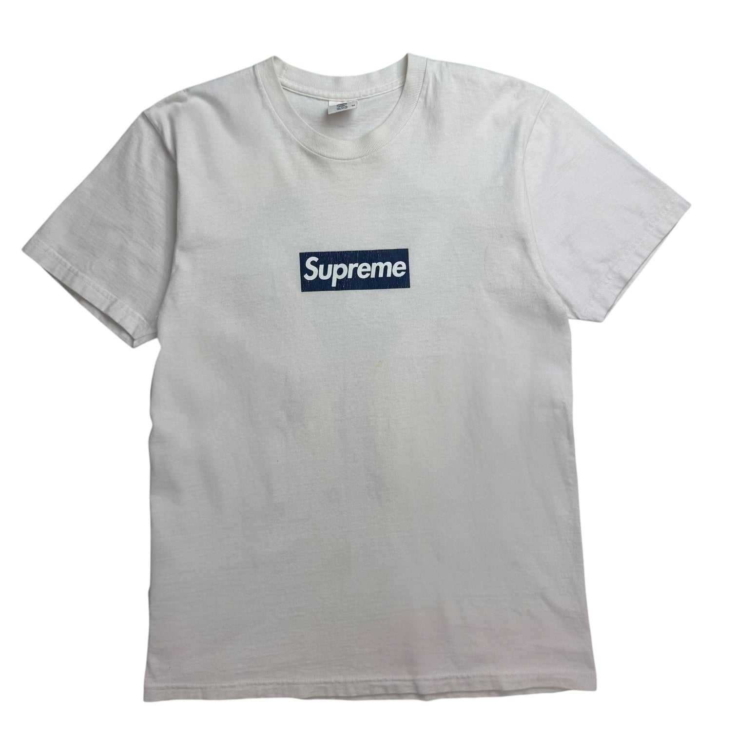 Supreme New York Yankees Box Logo Tee White