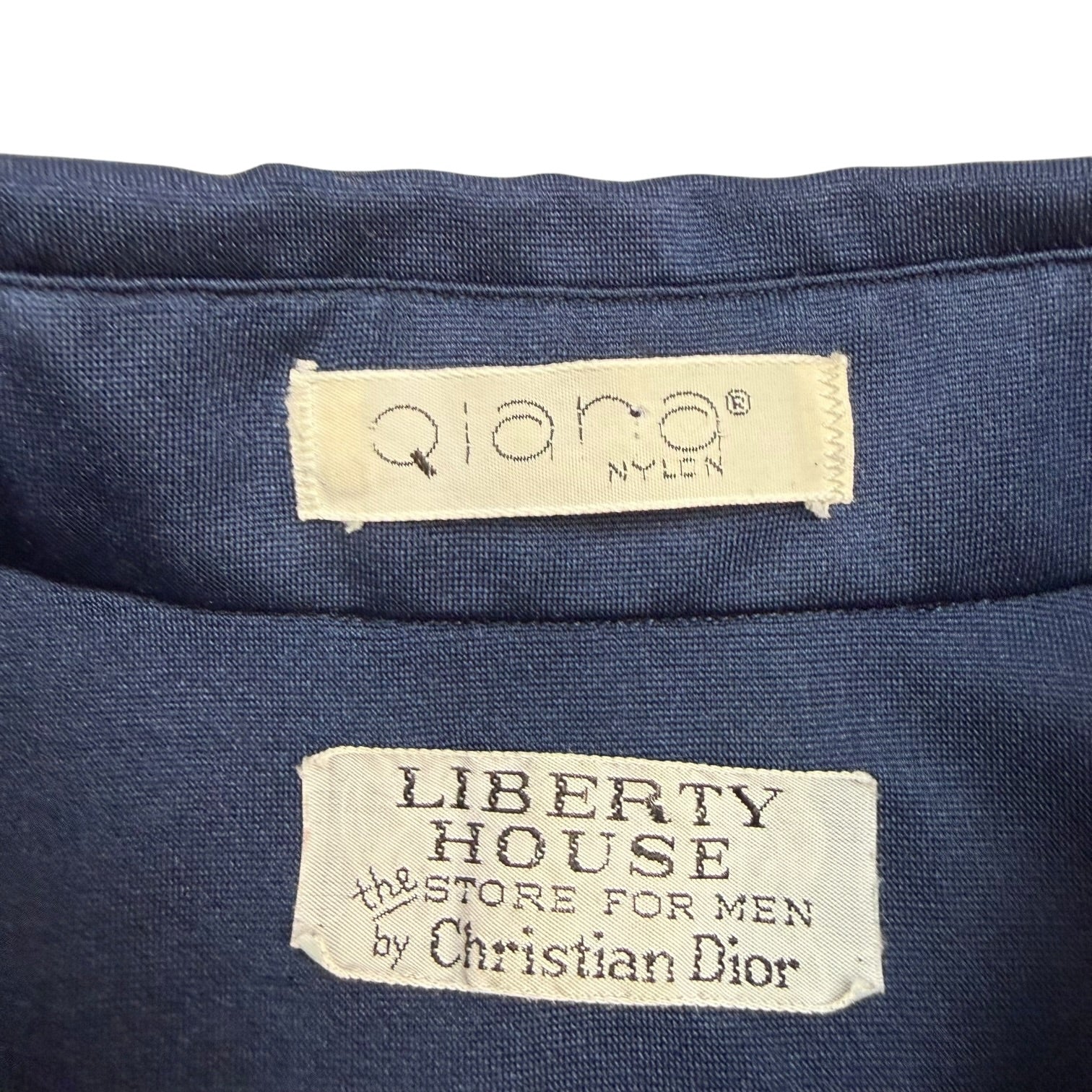 Vintage Christian Dior Button Up Shirt Blue