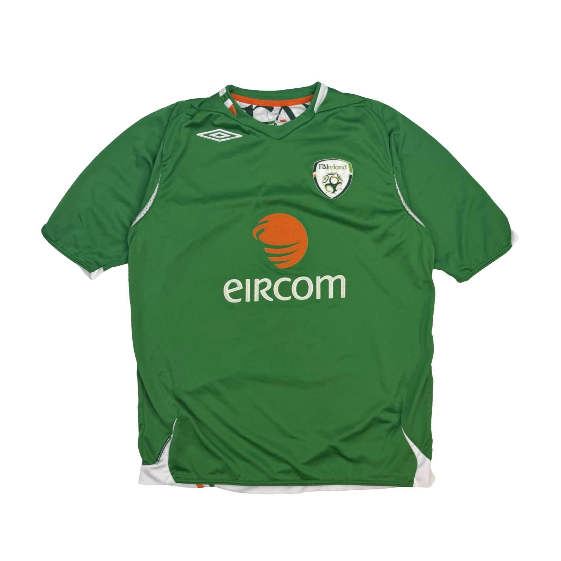 Vintage Umbro 2004-06 Republic of Ireland Home Jersey Green