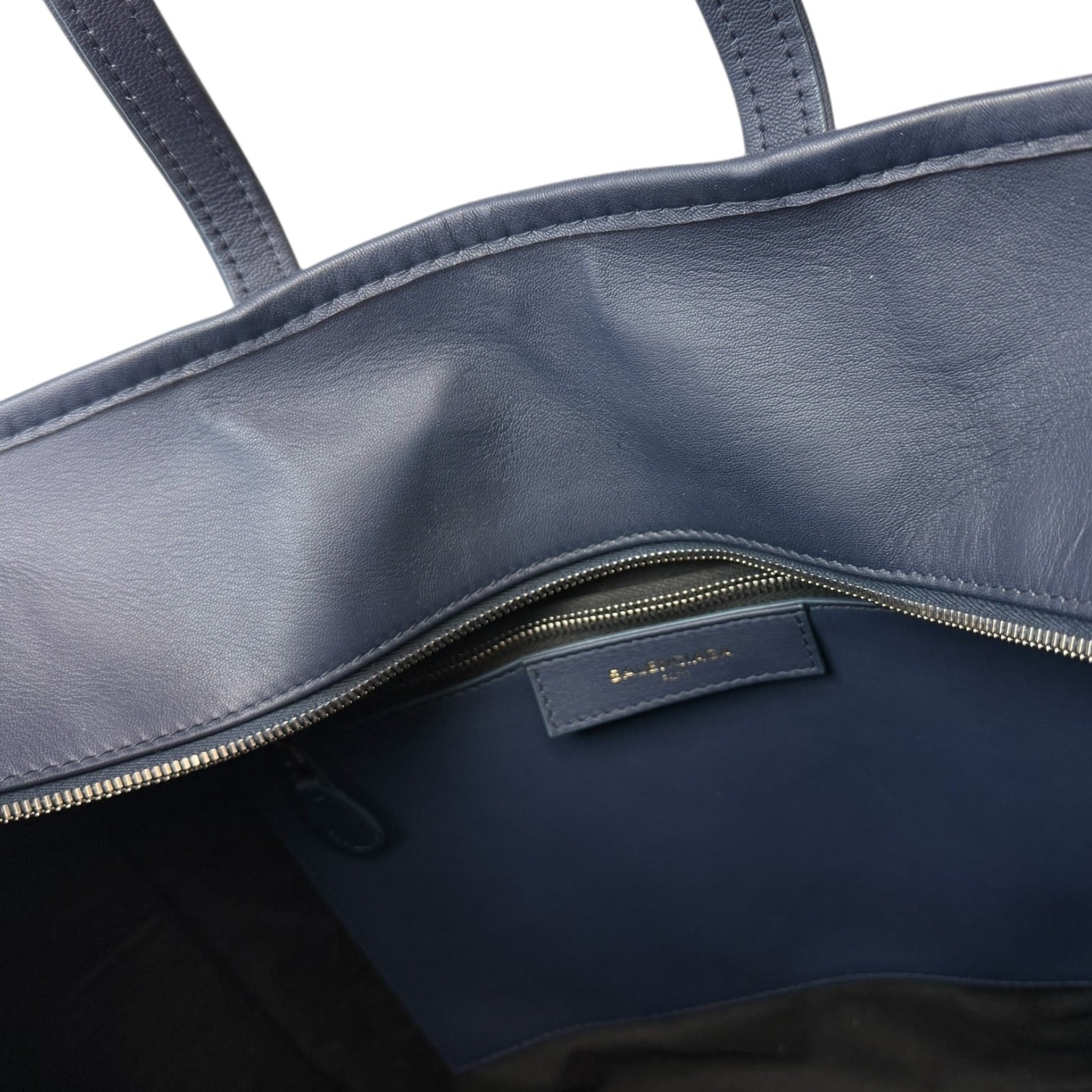 Balenciaga Bazar Shopper Tote Bag Navy