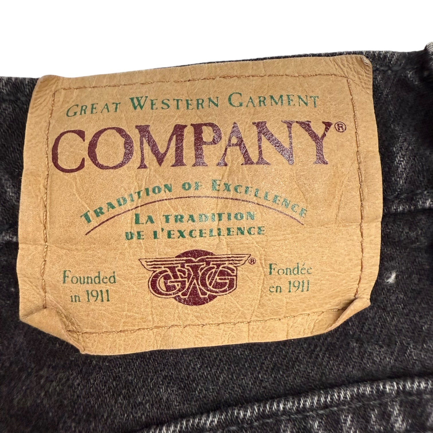 Vintage GWG Denim Pants Black