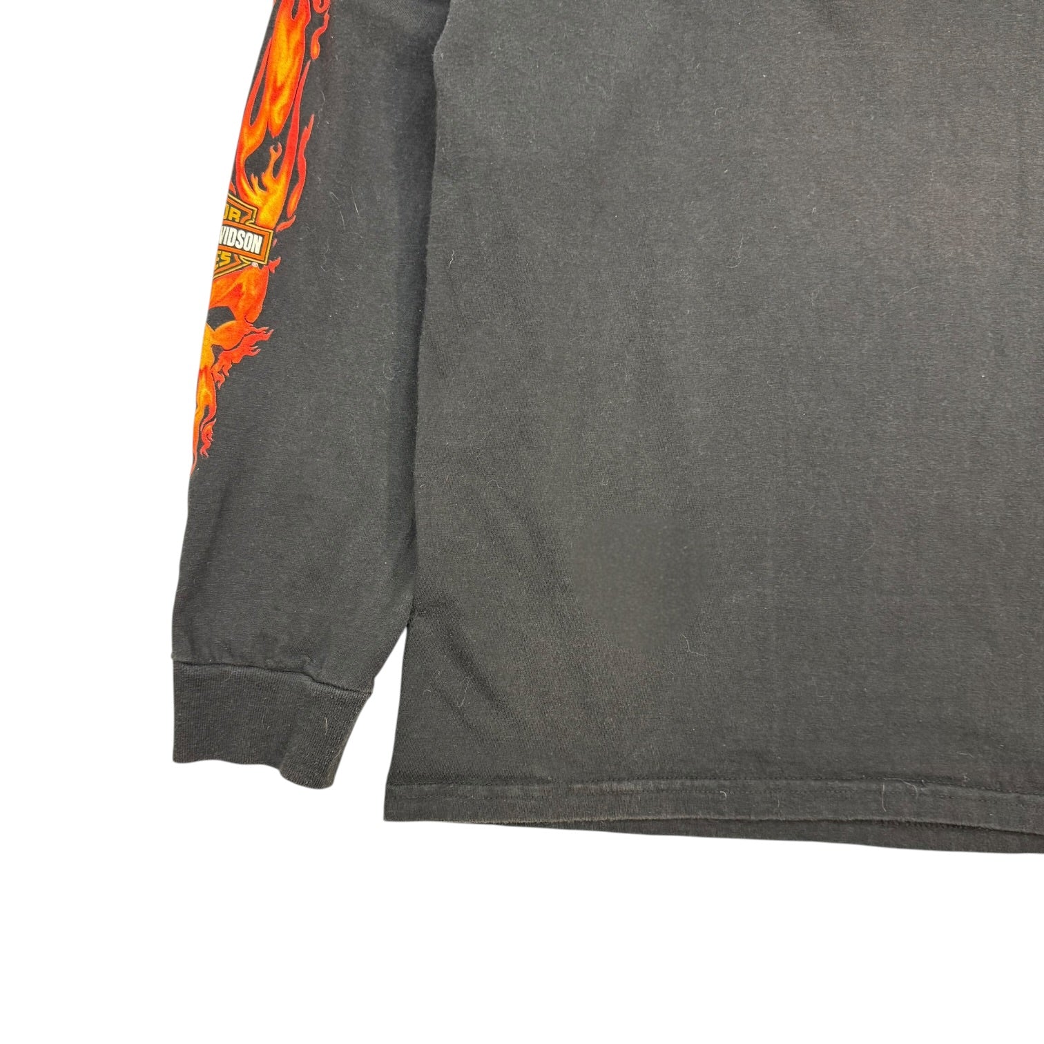 Vintage Harley Davidson Of Hollywood L/S Tee Black