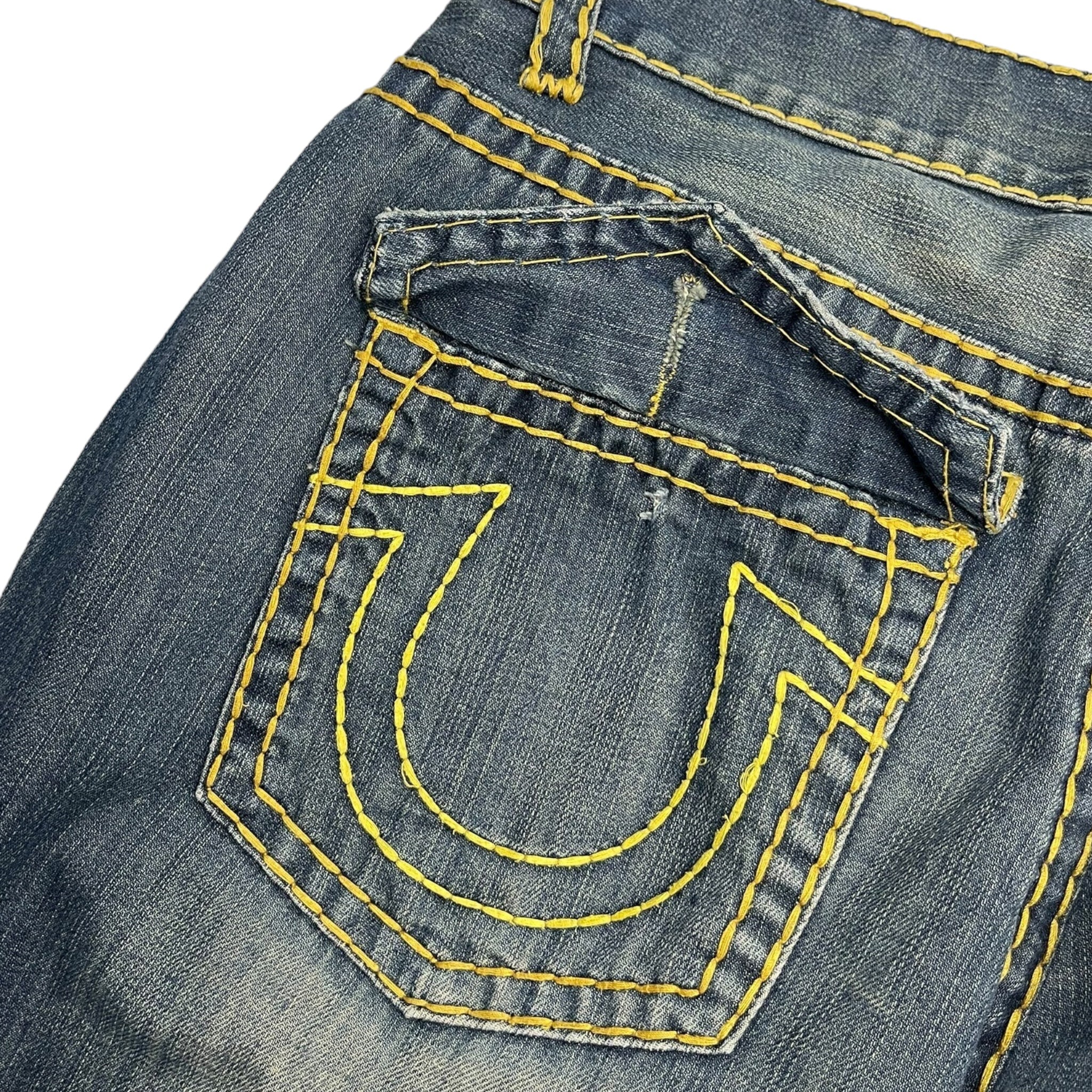 Vintage Y2K True Religion Joey Contrast Stitch Denim