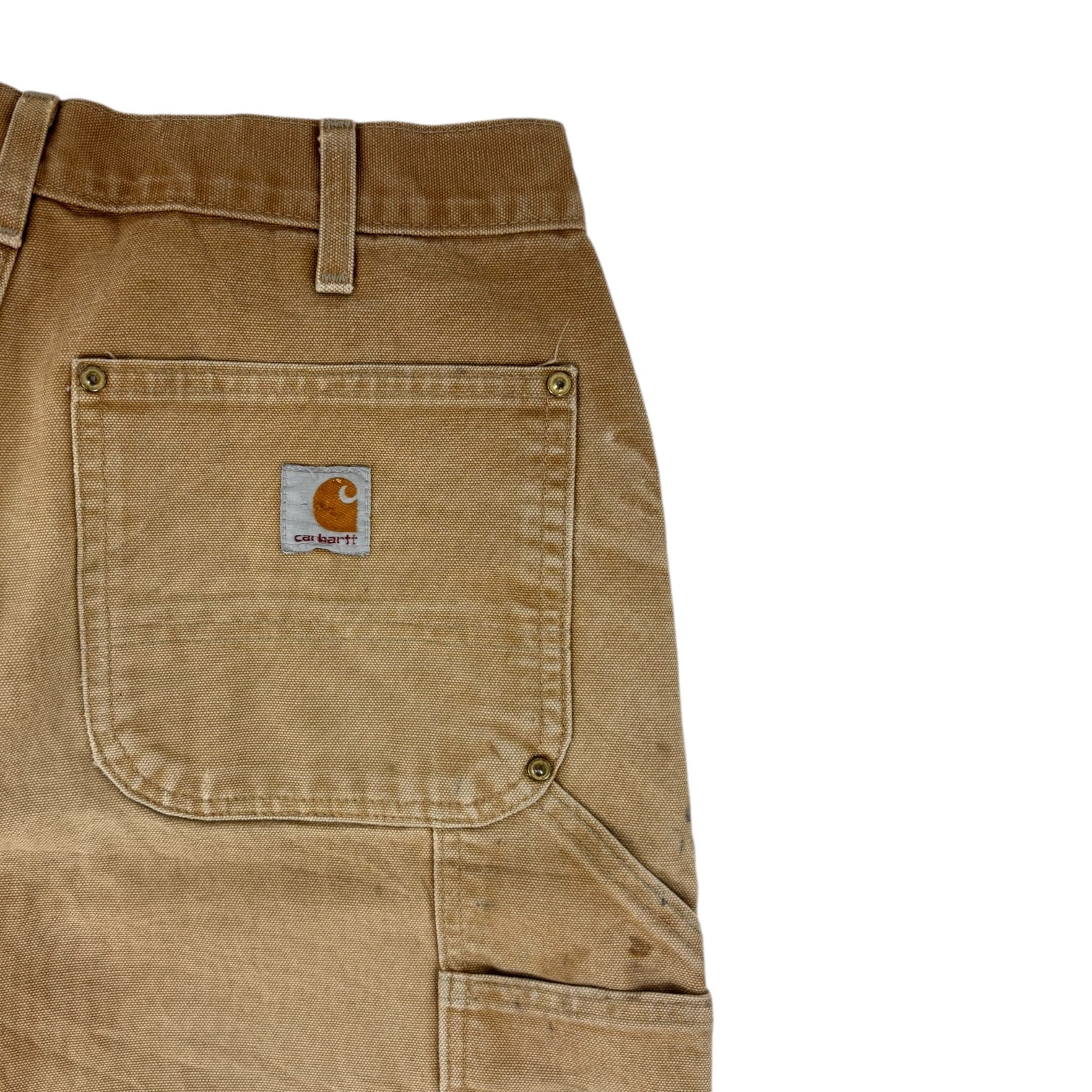 Vintage Carhartt Double Knee Distressed Pant Tan