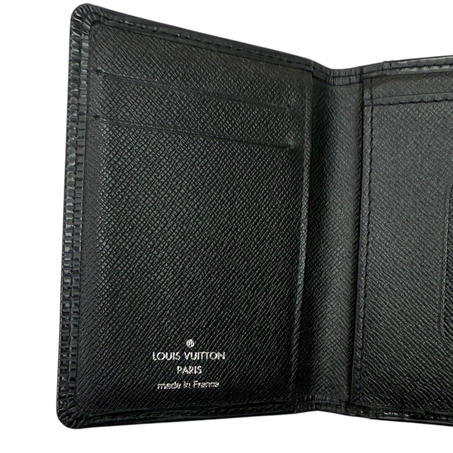 Louis Vuitton Epi Pocket Organizer Leather Black