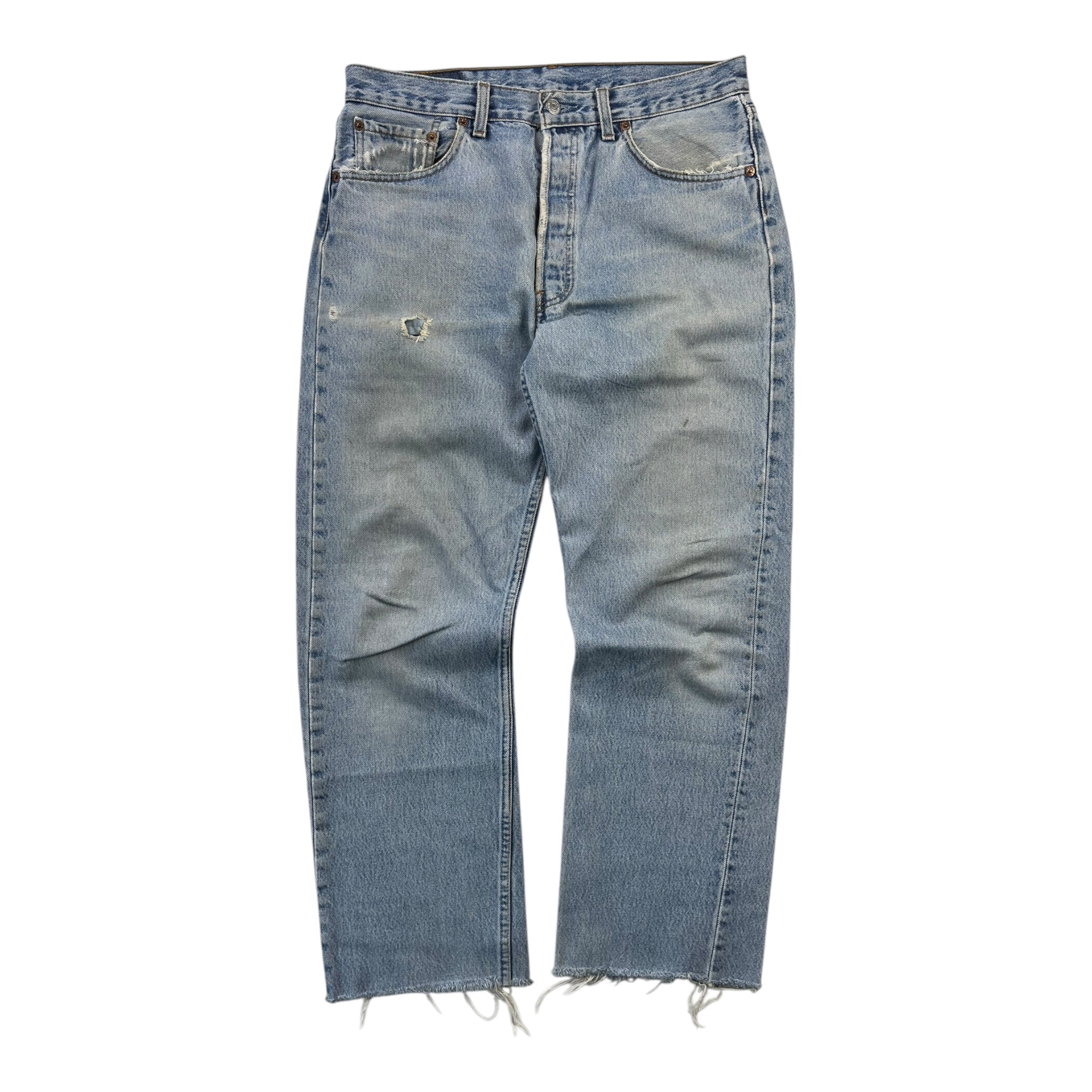 Vintage Levi’s 501 Light Wash Cutoff Denim