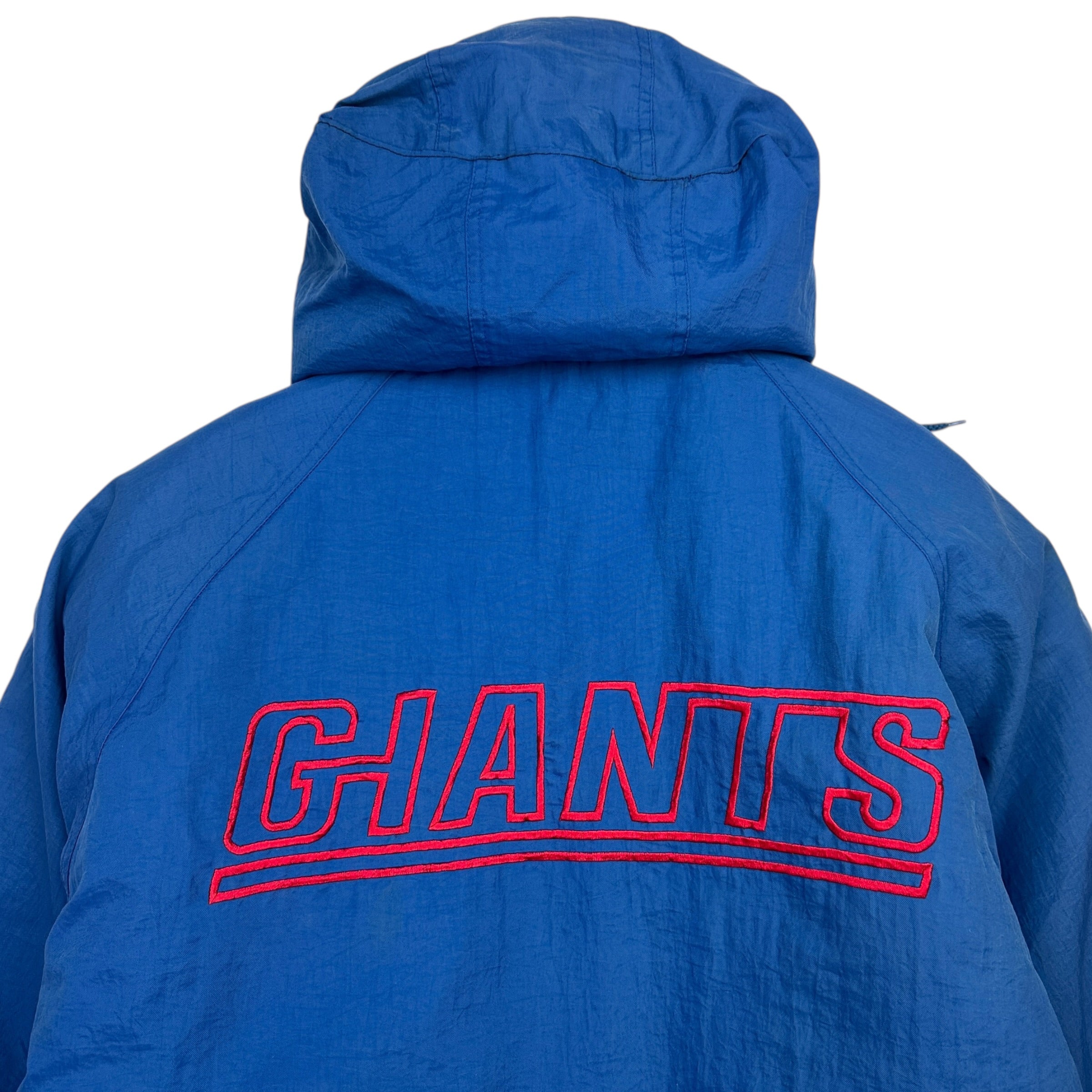 Vintage Game Day New York Giants Helmet Jacket Blue
