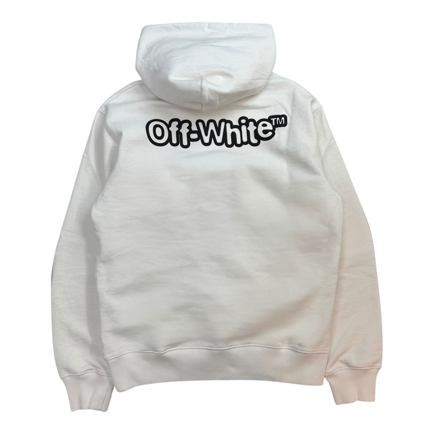 Off-White Bubble Text Hoodie White