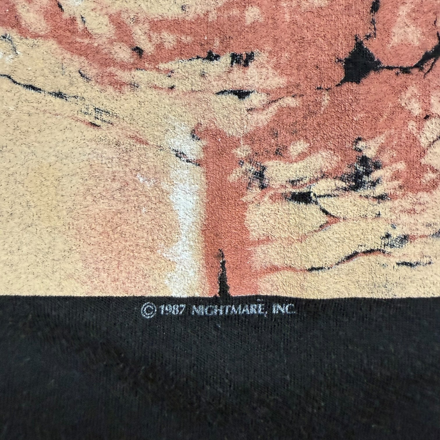 1987 Alice Cooper ‘Raise Your Fist And Yell’ Tour Tee Black