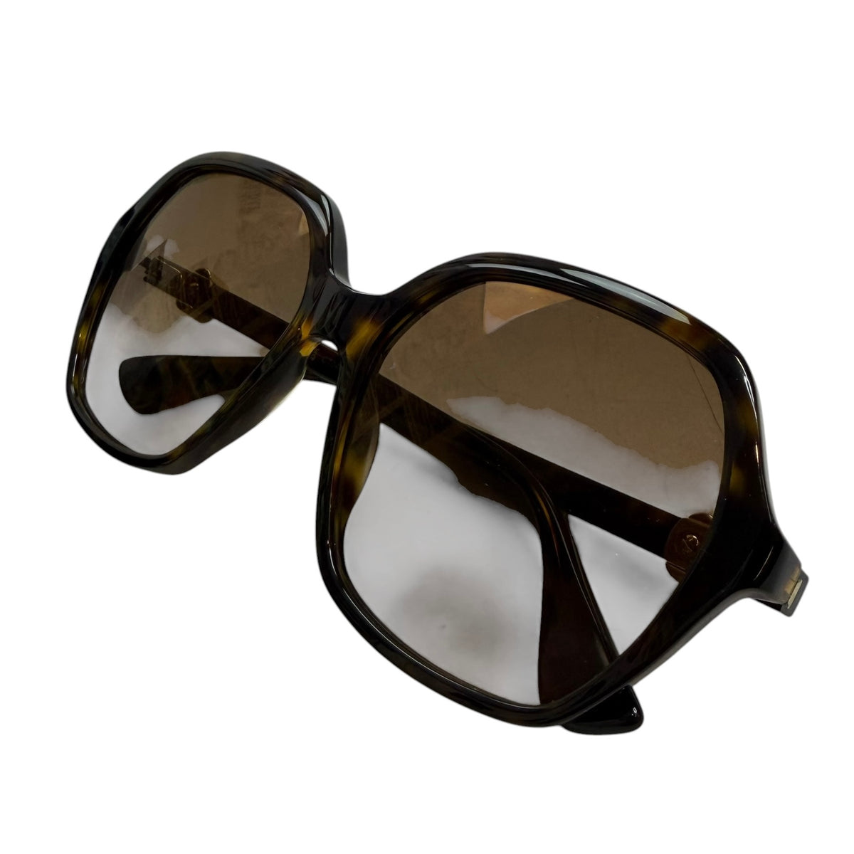 (W) Cartier CT0470S Oversized Sunglasses Black