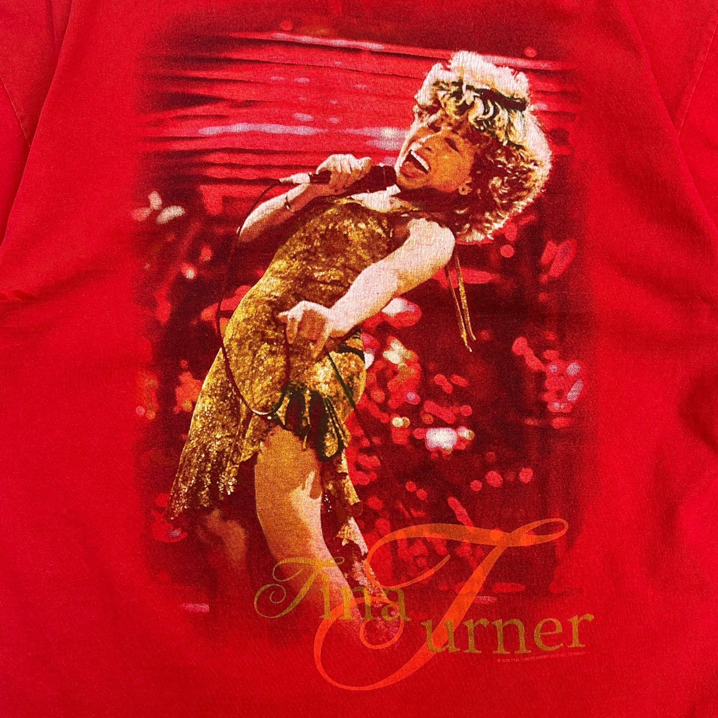 2000 Tina Turner Band Tee Red