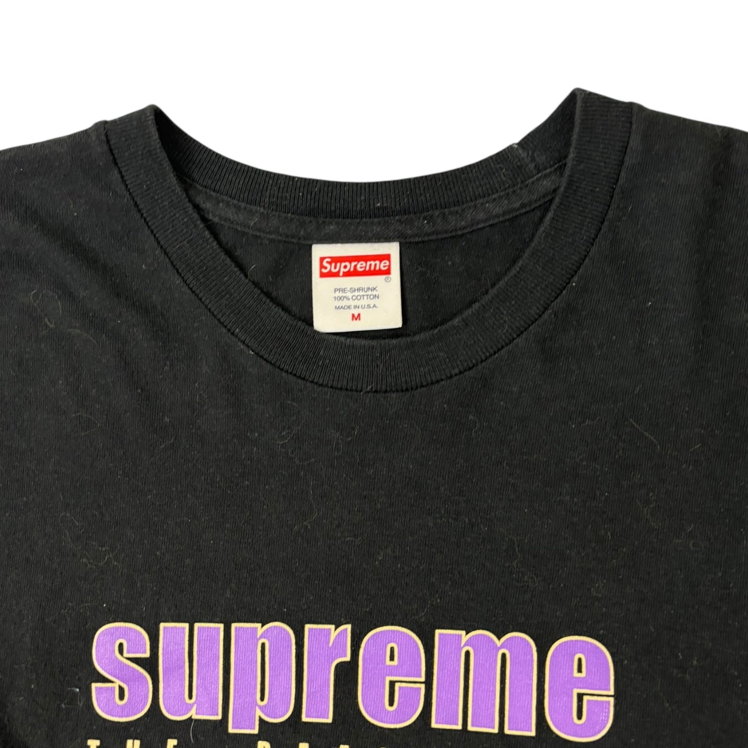 Supreme SS19 “The Real Sh*t” Long Sleeve T-Shirt Black