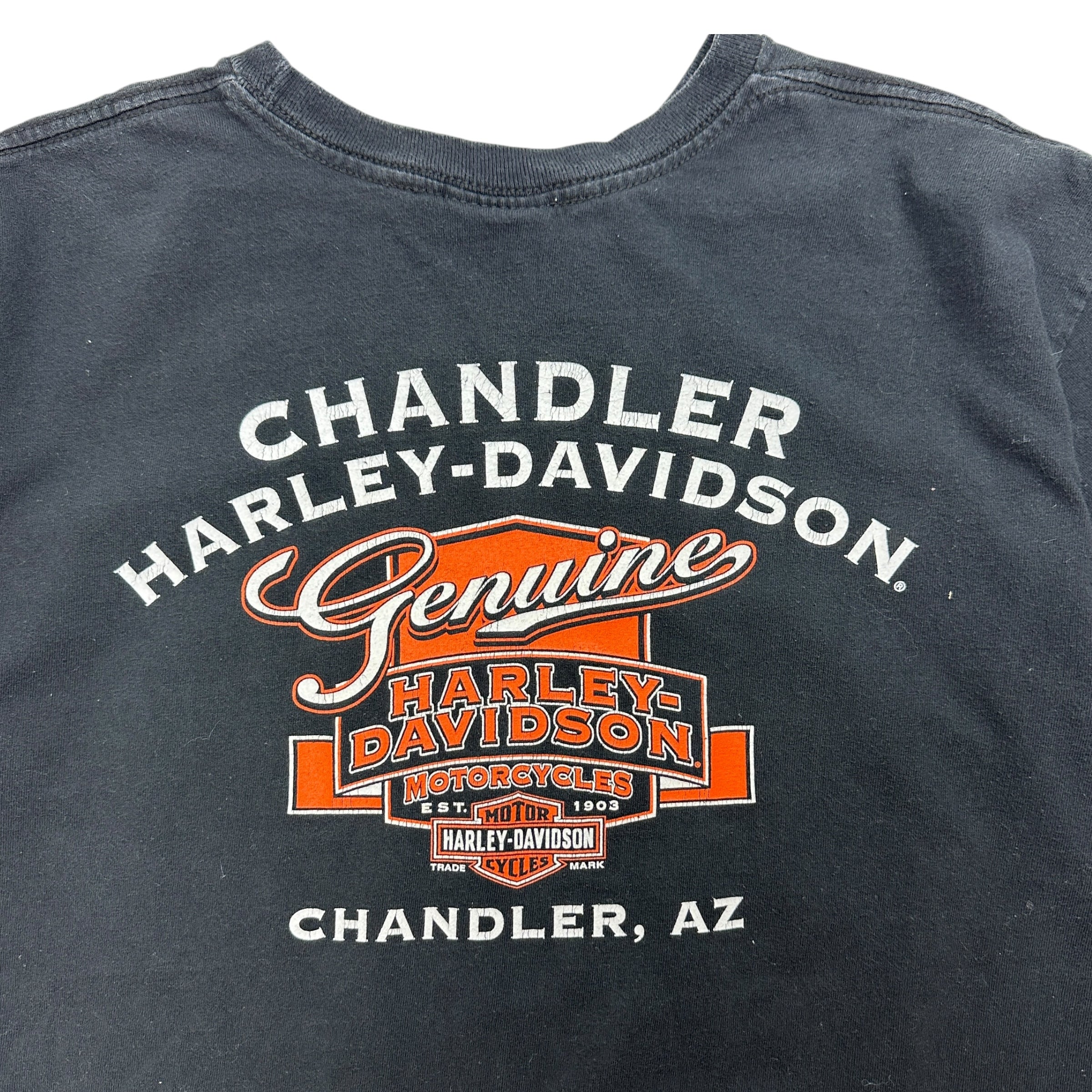 Vintage Harley Davidson Chandler Arizona Tee Black