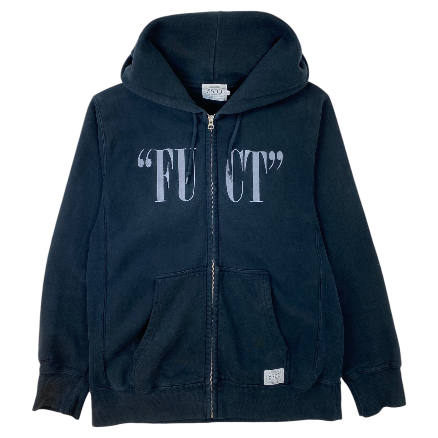 Fuct 1991 Zip Up Hoodie Black