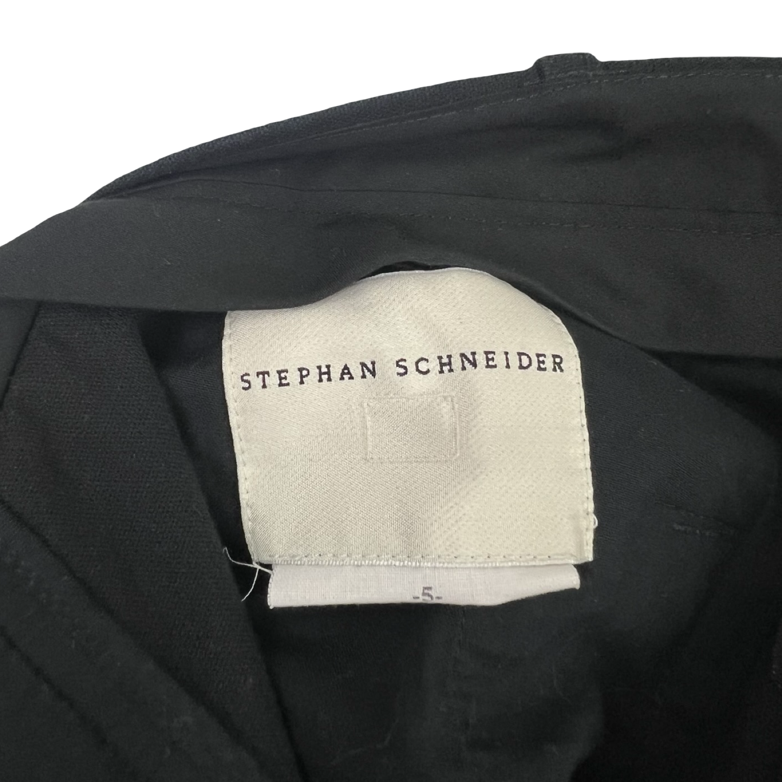 Stephan Schneider Vertical Zipper Trousers Black