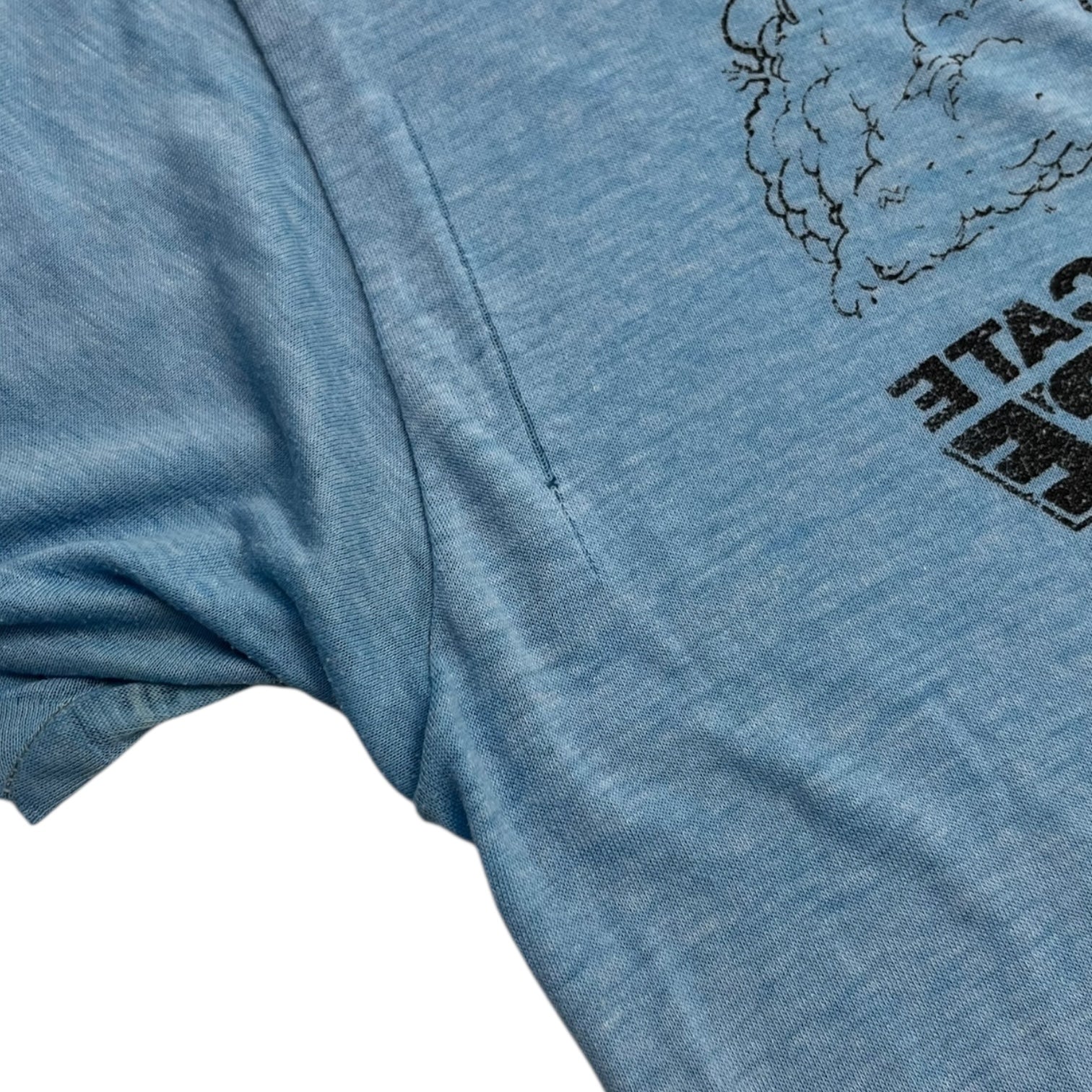 1981 “The Advocate Road Race” T-Shirt Faded Baby Blue