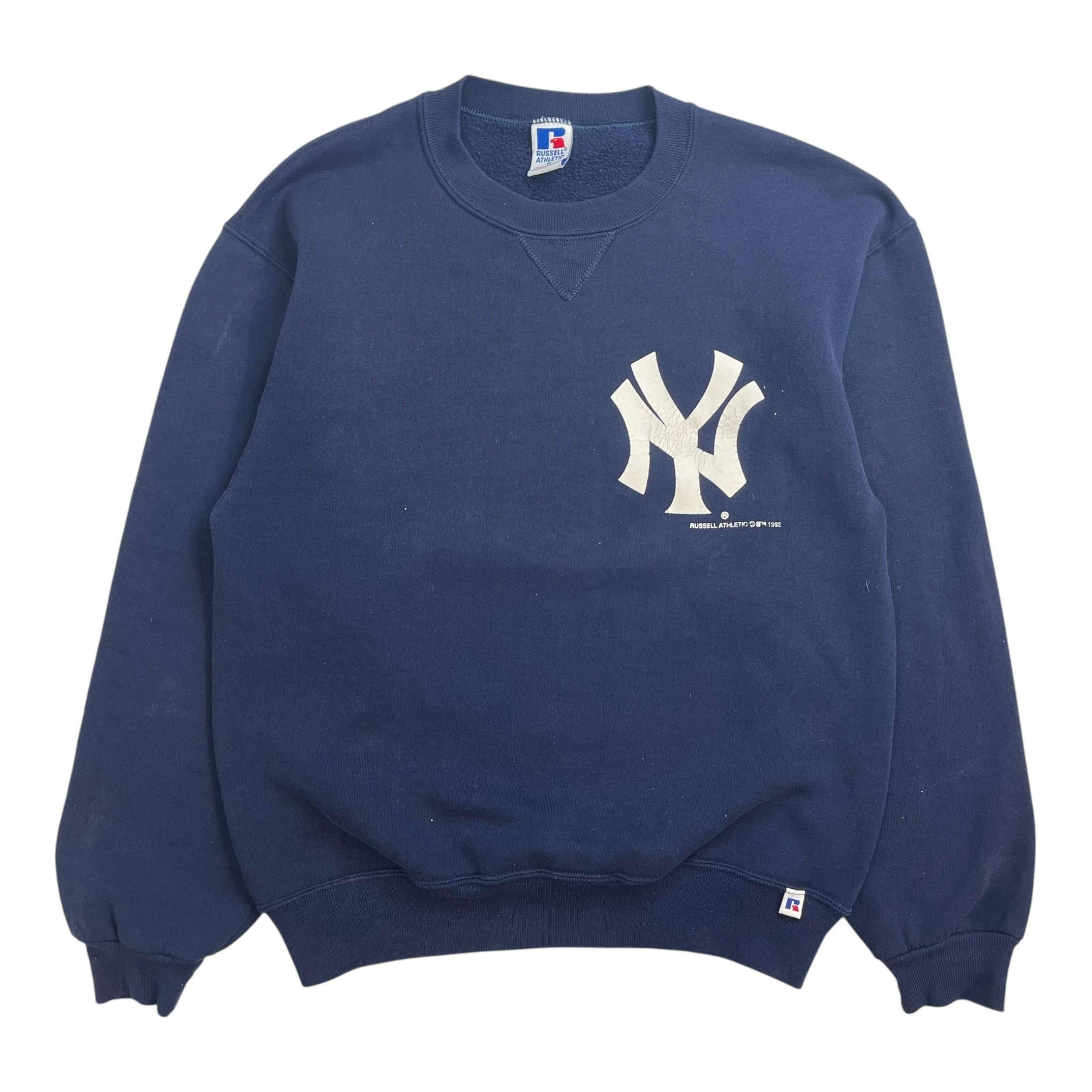 Vintage New York Yankees Russell Athletics Crewneck Navy