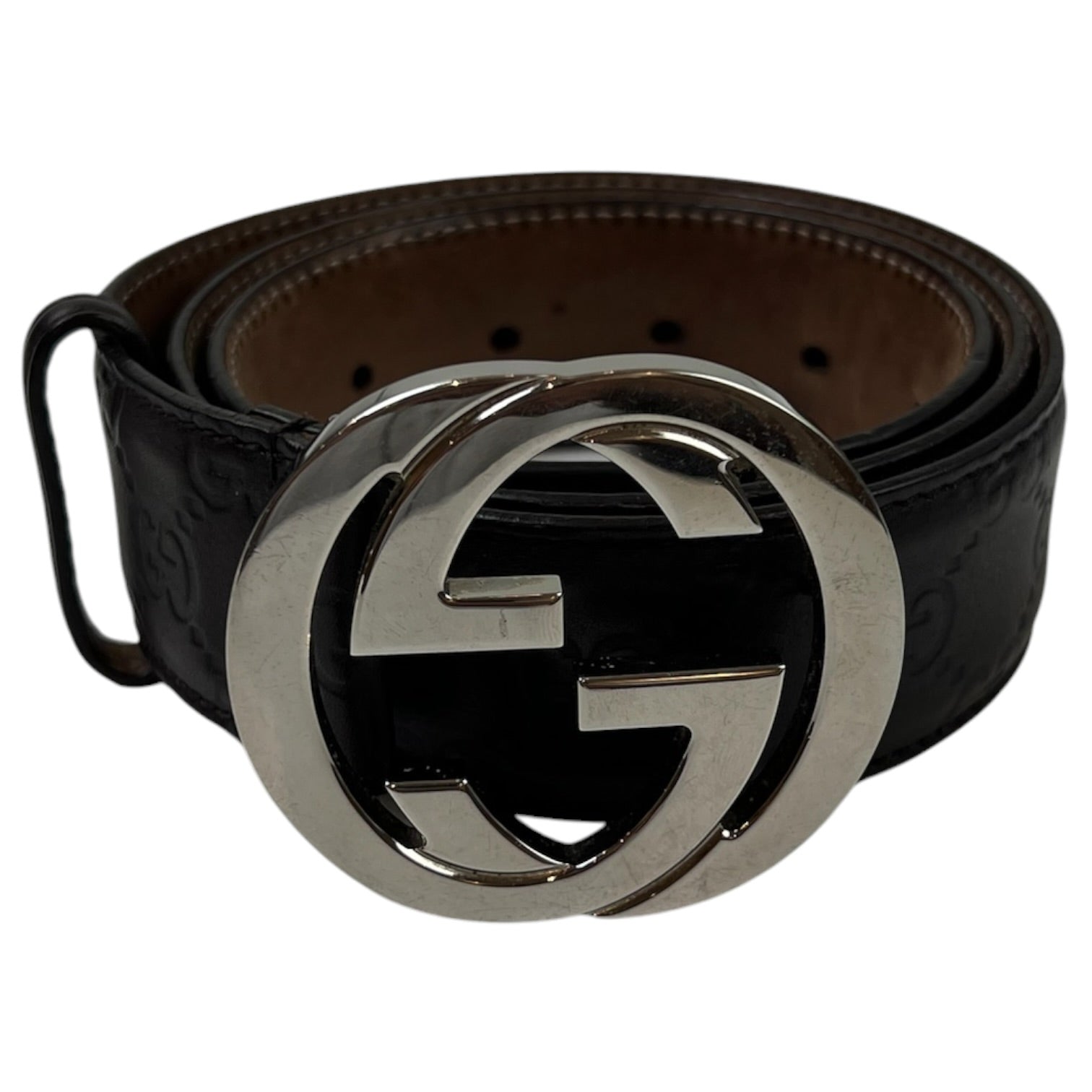 Gucci “Guccissima” Leather Belt Brown