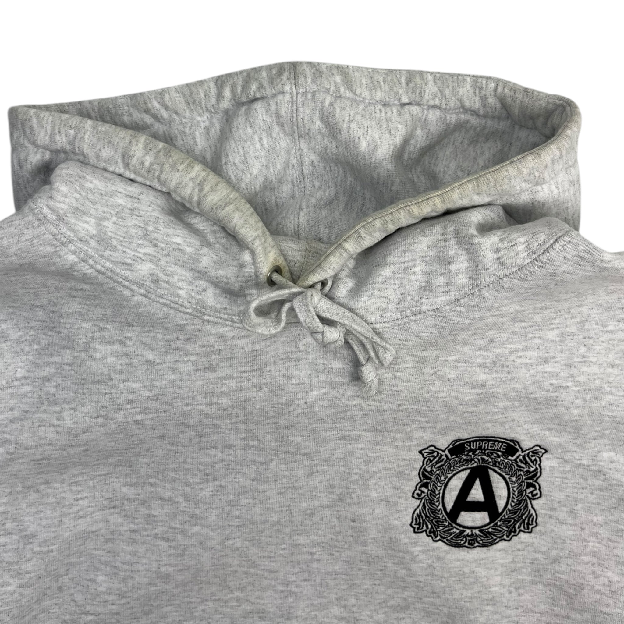 Supreme Anti Hooded Sweatshirt Ash Grey