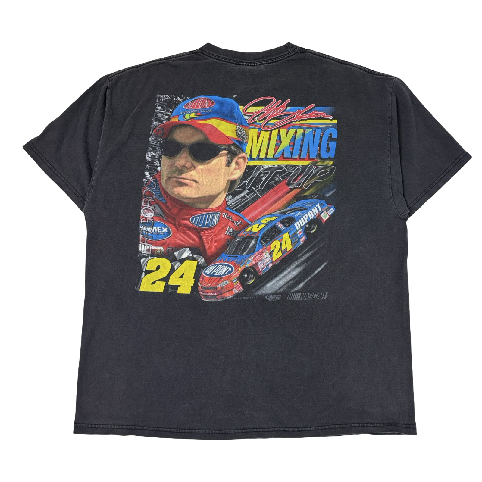 Vintage Jeff Gordon 24 Nascar T-Shirt Black