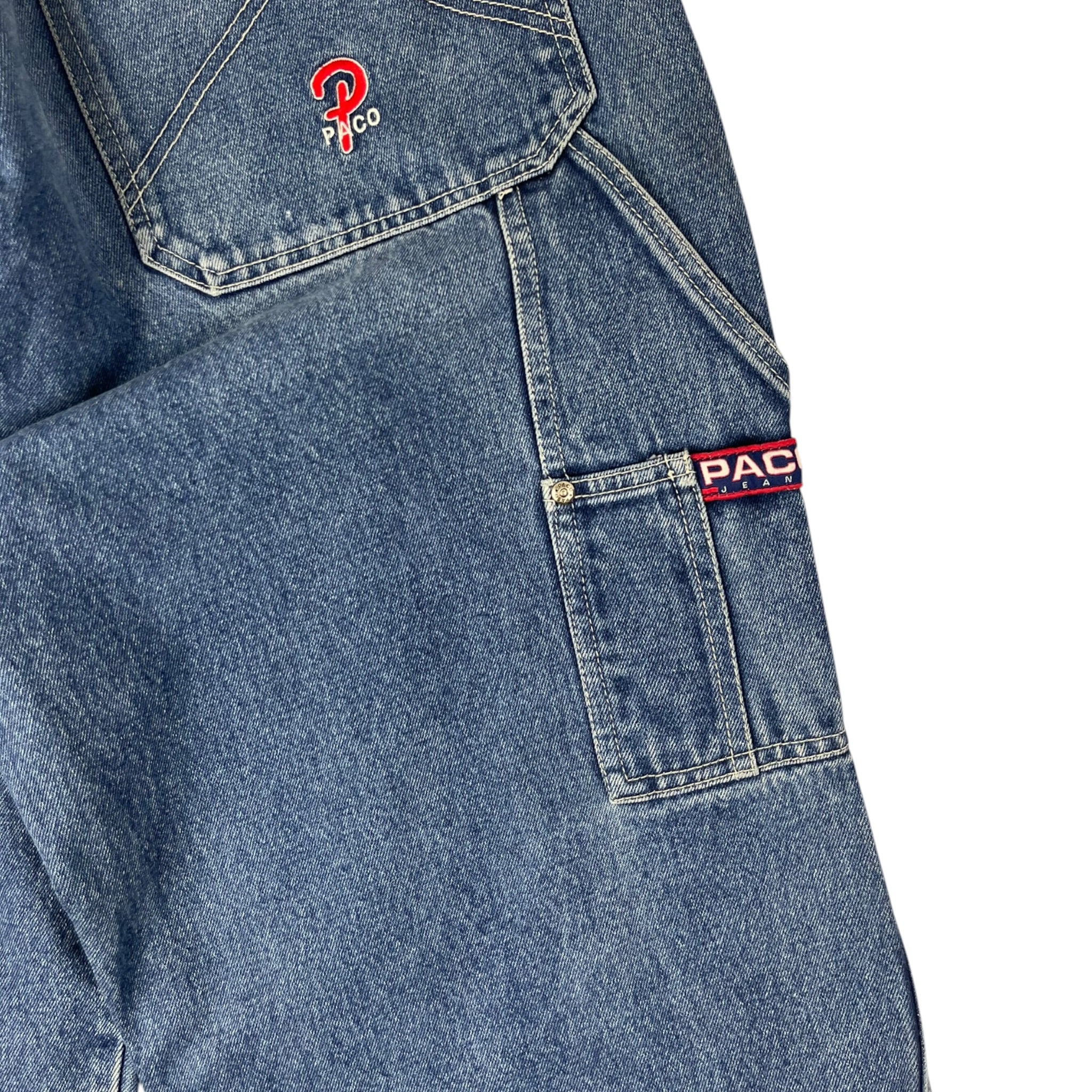 Vintage Paco Jeans Baggy Embroidered Denim