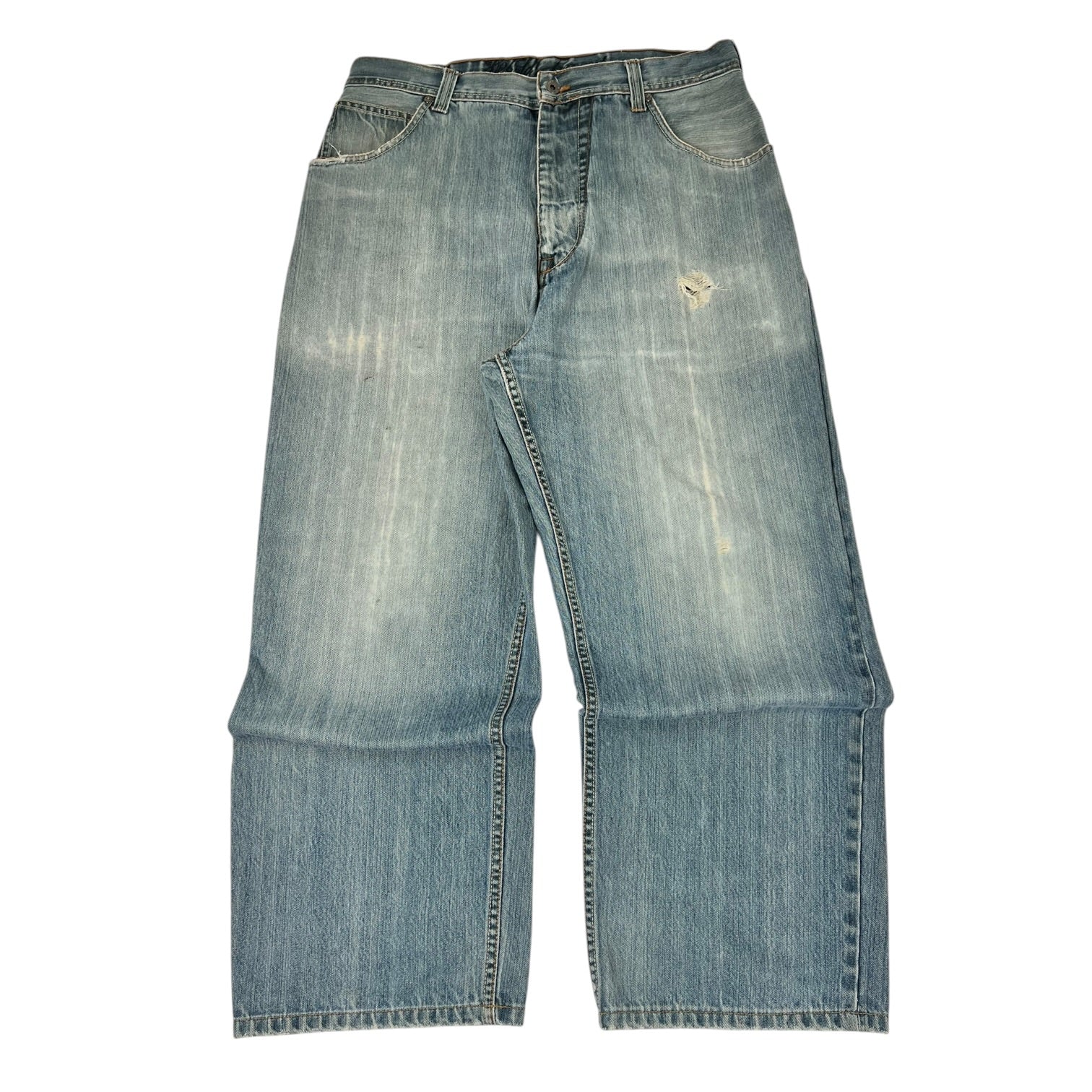 Y2K Ecko Unltd. Embroidered World Map Jeans