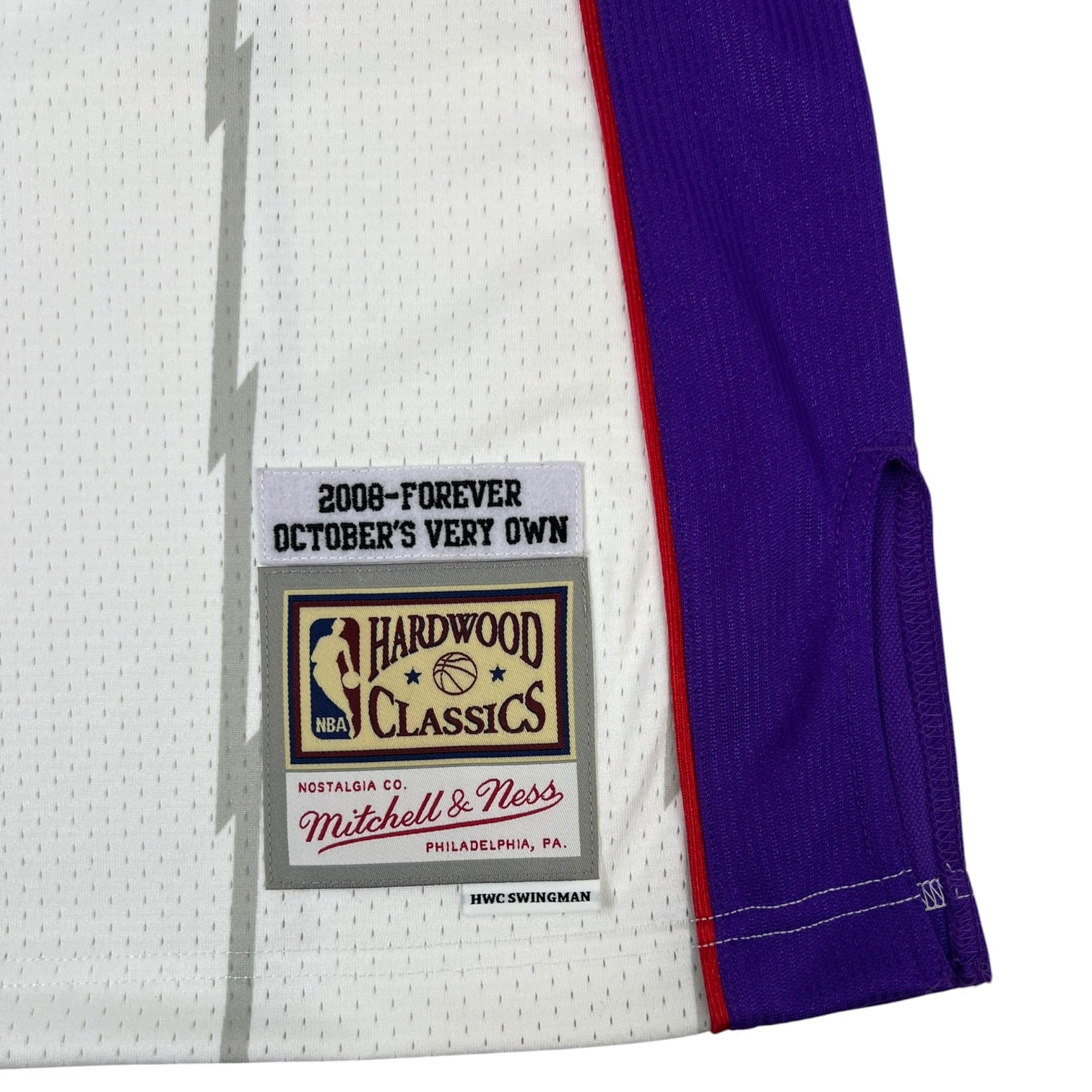 OVO x Mitchell & Ness Toronto Raptors Hardwood Classic Swingman Jersey White