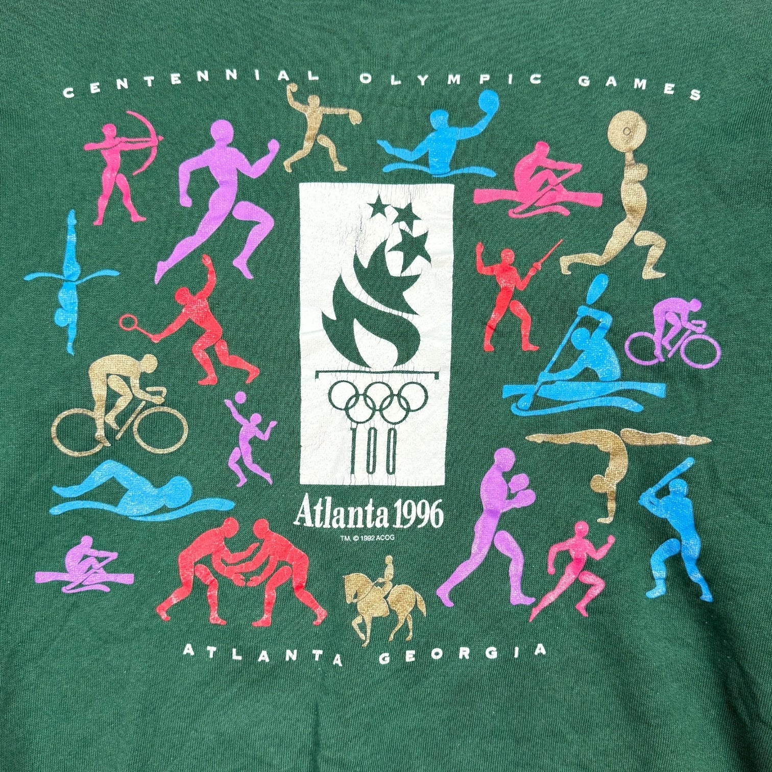 1996 Atlanta Olympic Games Crewneck Green