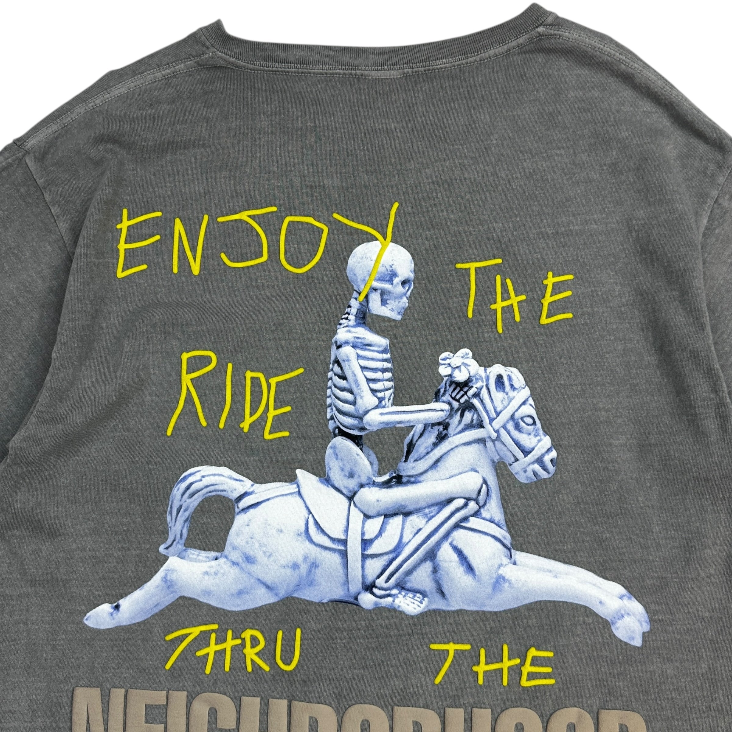 Cactus Jack Travis Scott Neighborhood Enjoy The Ride Tee Grey