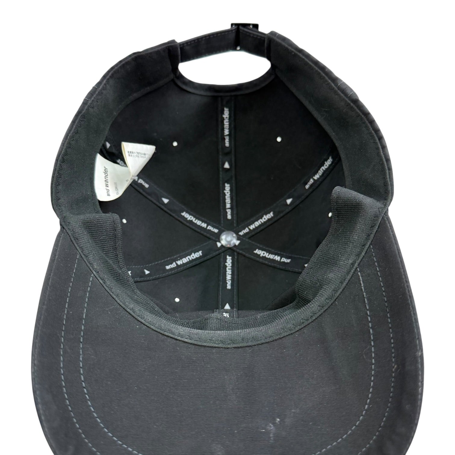 And Wander Pe/Co Cap Black