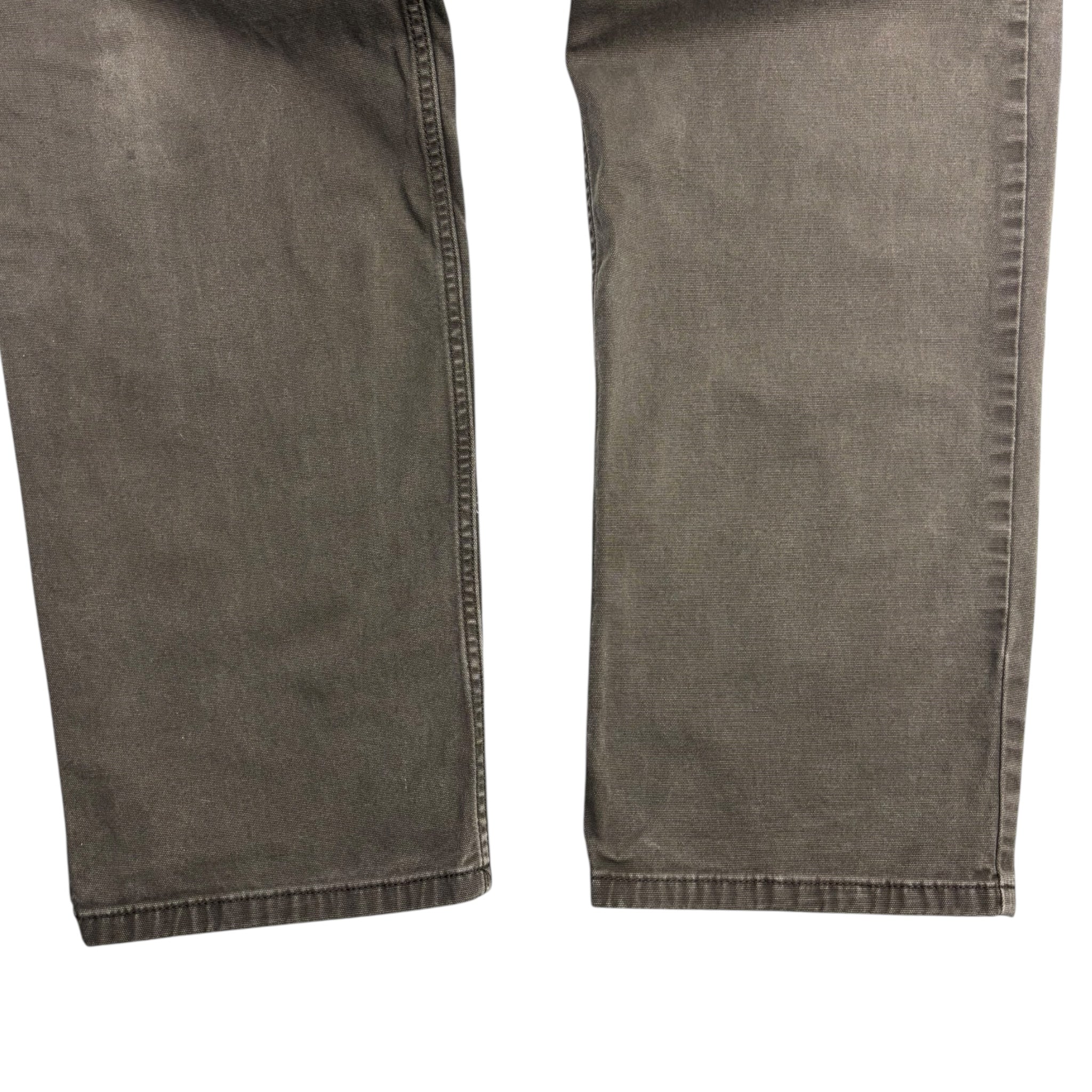 Carhartt Relaxed Fit Canvas Work Pants Mocha
