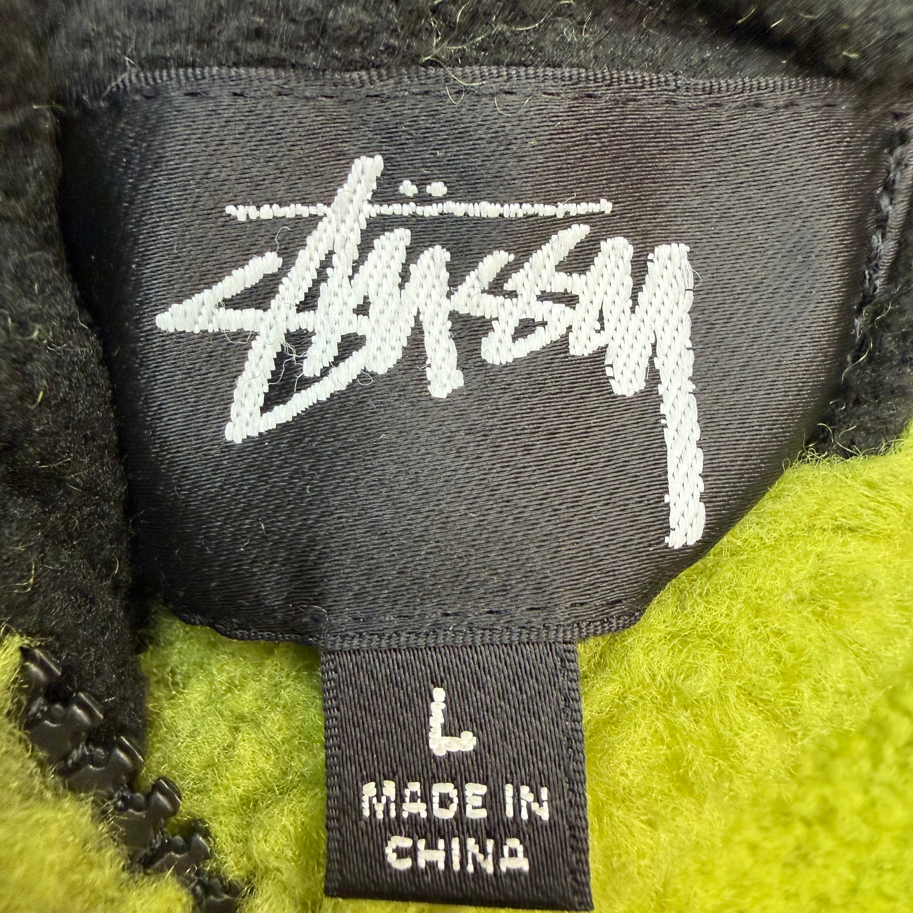 Stussy Sherpa Reversible Jacket Moss Green