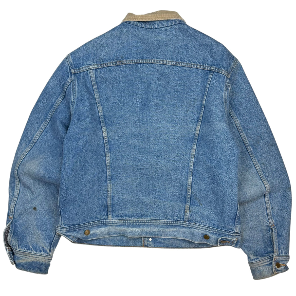 Vintage Mustang Stormrider Denim Trucker Jacket Blue